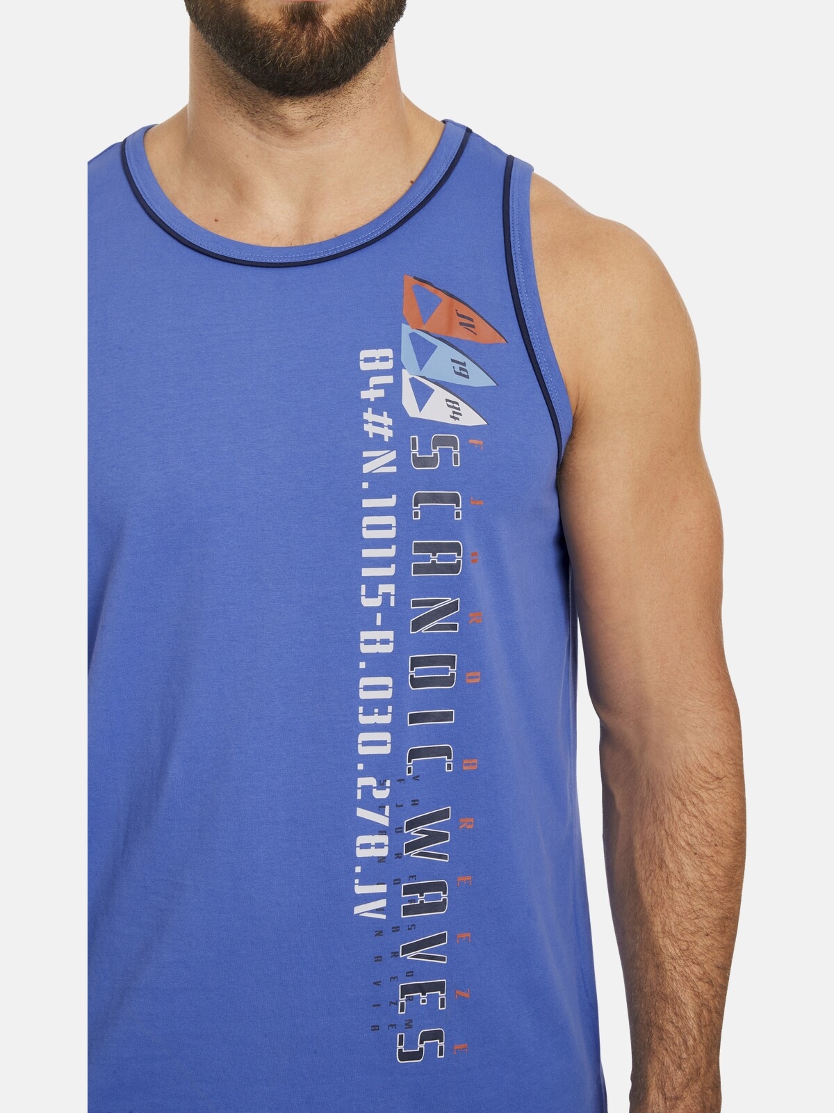 Jan Vanderstorm Tanktop »Doppelpack Tanktop TIDEMAN«, (2 tlg.), mit seitlichen Schlitzen