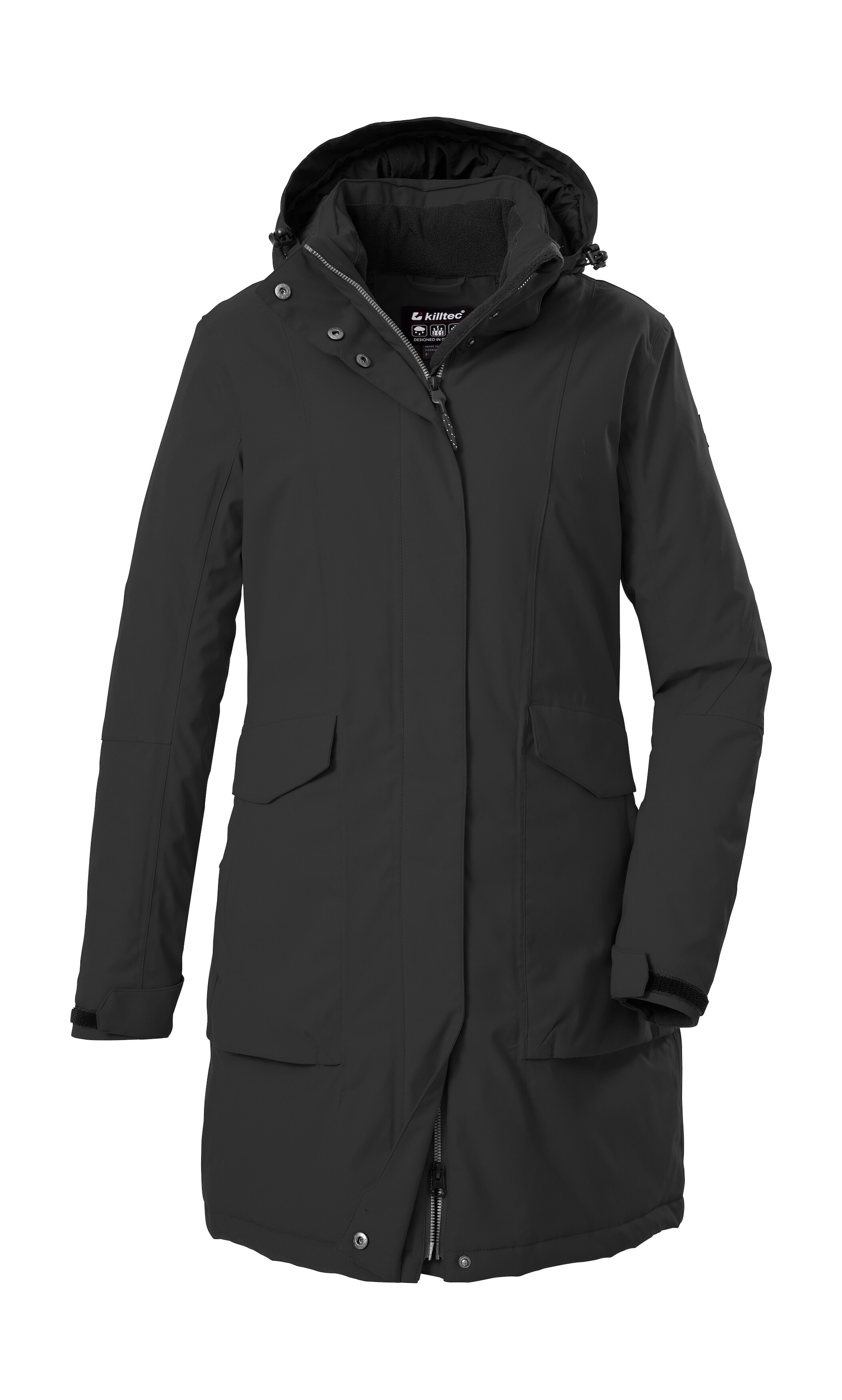Killtec Parka »Damen Funktionsparka«, Wasserdichter, atmungsaktiver Damenparka mit abnehmbarer Kapuze