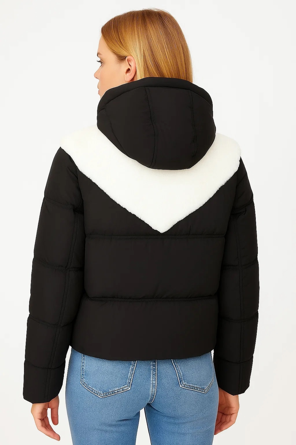 LPO Winterjacke »Patricia« Steppjacke mit Webpelz