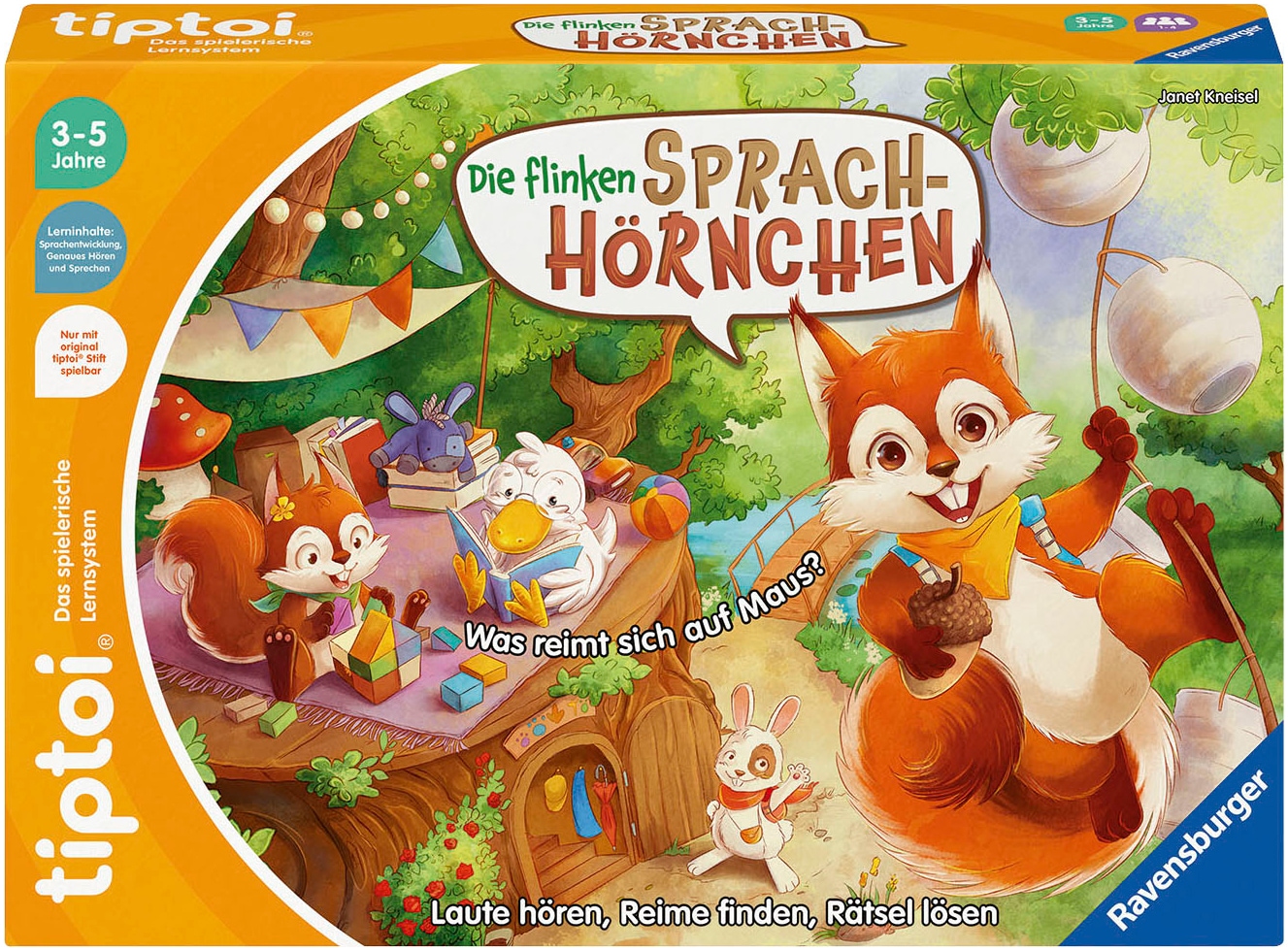 Spiel »tiptoi® Die flinken Sprach-Hörnchen«, Made in Europe, FSC® - schützt Wald -...