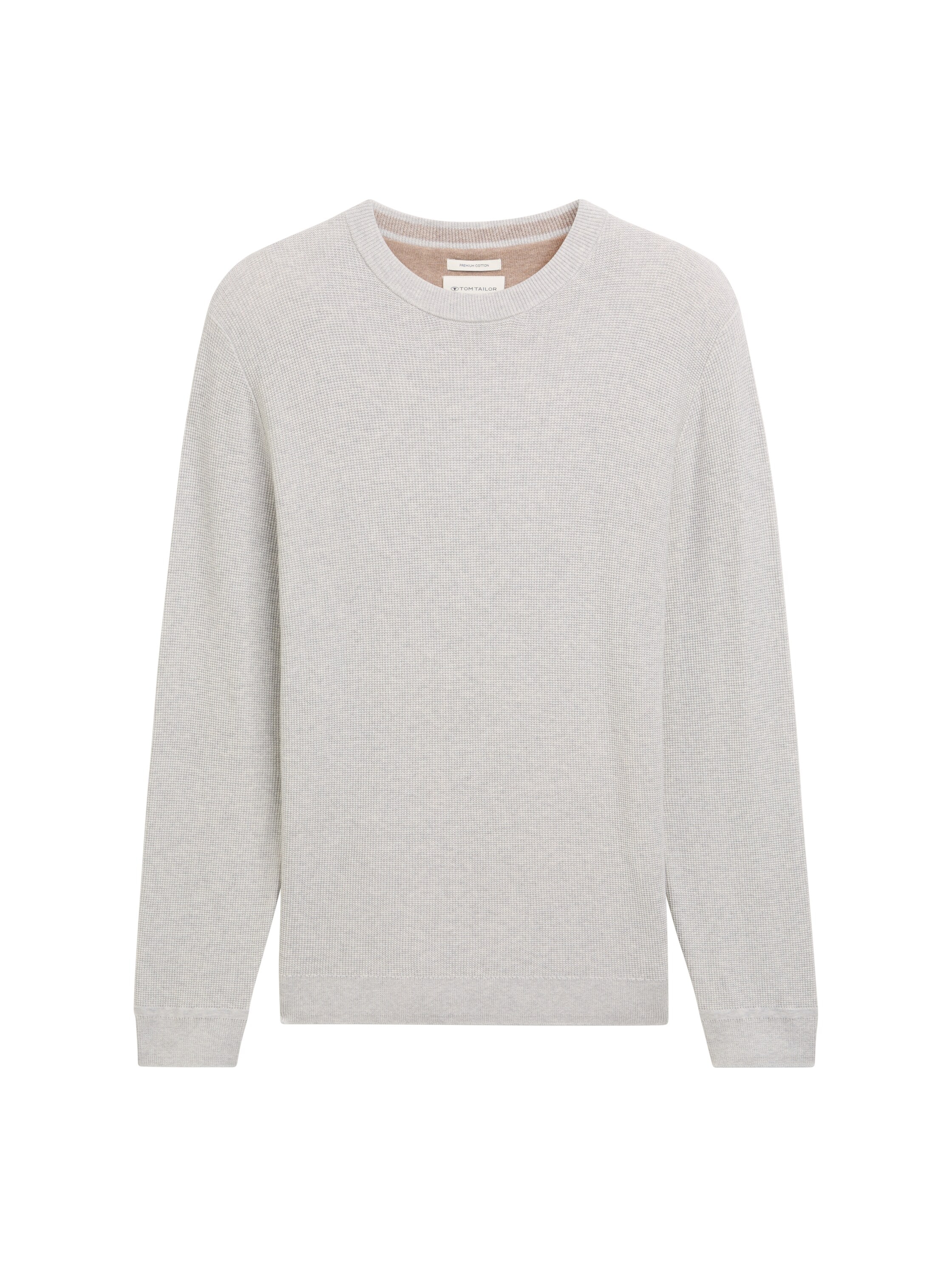 TOM TAILOR Rundhalspullover mit Rundhalsausschnitt