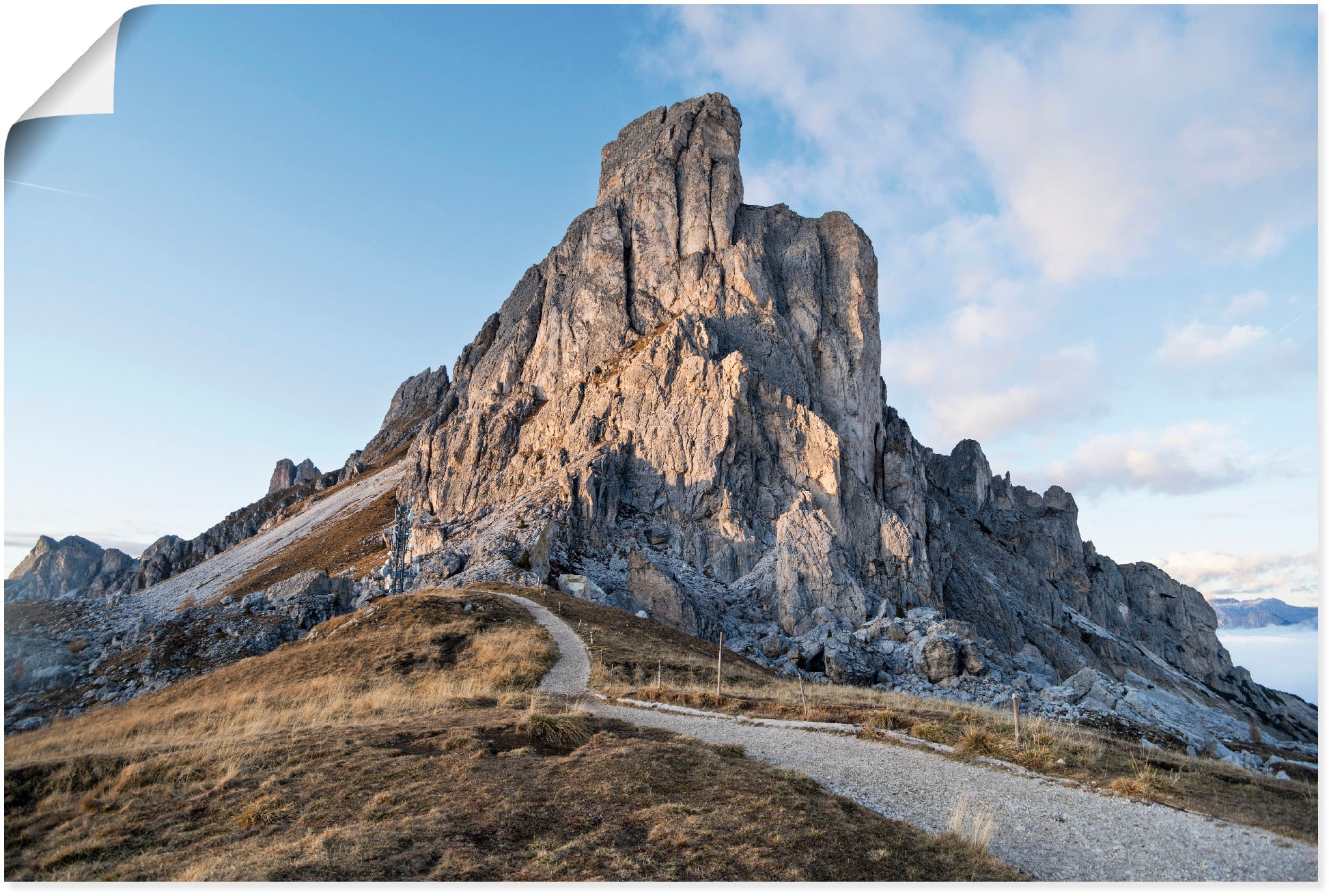 Poster »Passo Giau in den Dolomiten«, Berge & Alpenbilder, (1 St.), als Alubild,...