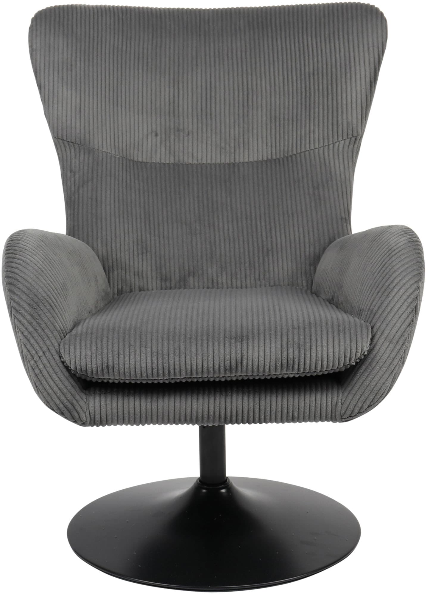 HELA Loungesessel »SAMOS«, (1 St.), Sessel;drehbar;Trompetengestell;Microfaser Breitcord;Armlehnen