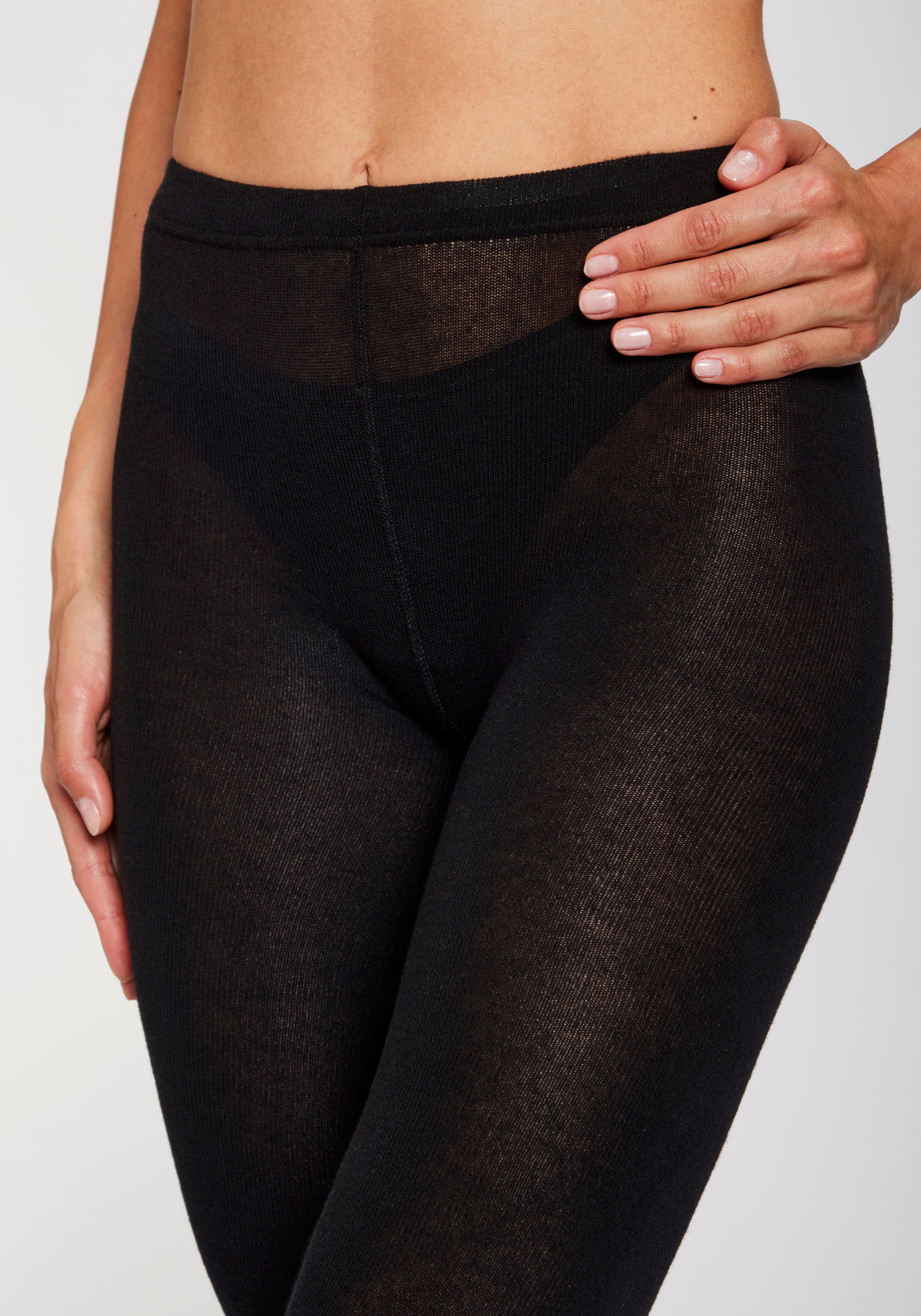 Lavana Strickstrumpfleggings, Thermosan, fein gestrickt, weich und elastisch