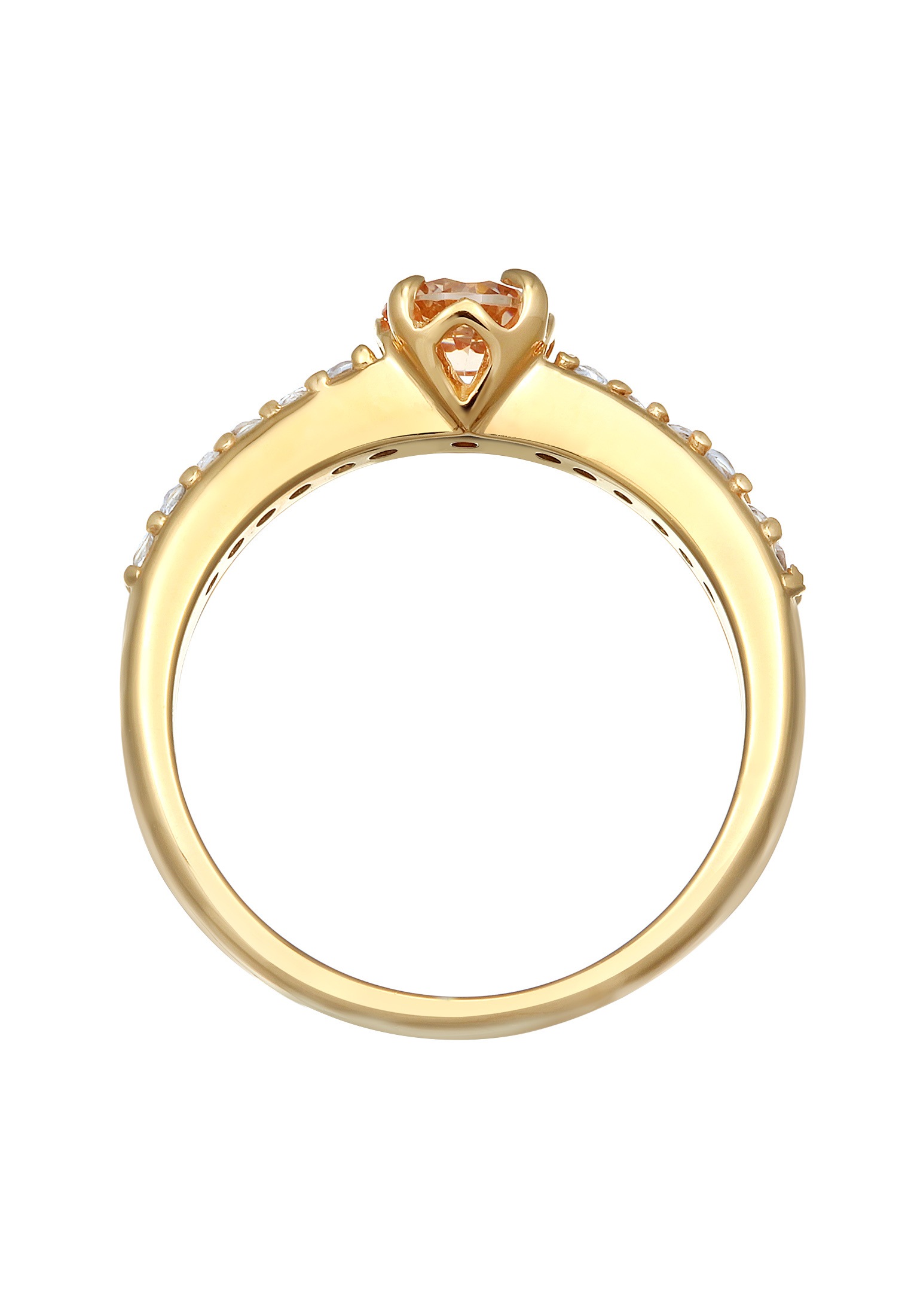 Elli Premium Silberring »Ring Topas Morganit Verlobungsring 925 Silber«