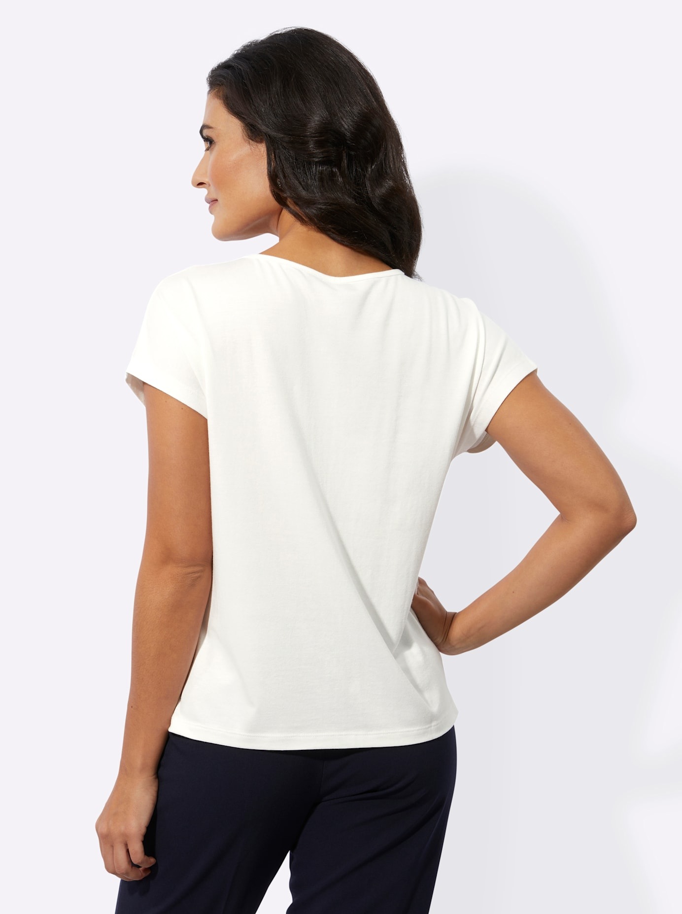 creation L Rundhalsshirt »Shirt«, (1 tlg.)