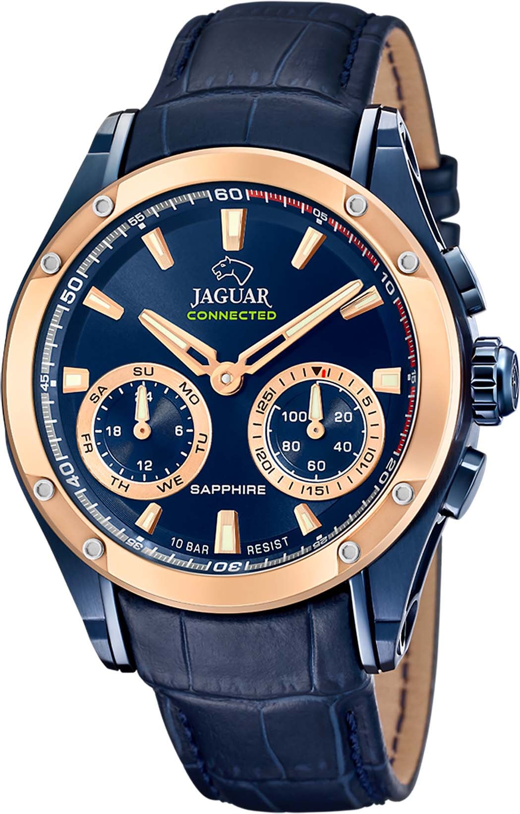 Jaguar Chronograph »Connected J960/1« (Set 3 tlg. mit Wechselband und Werkzeug)