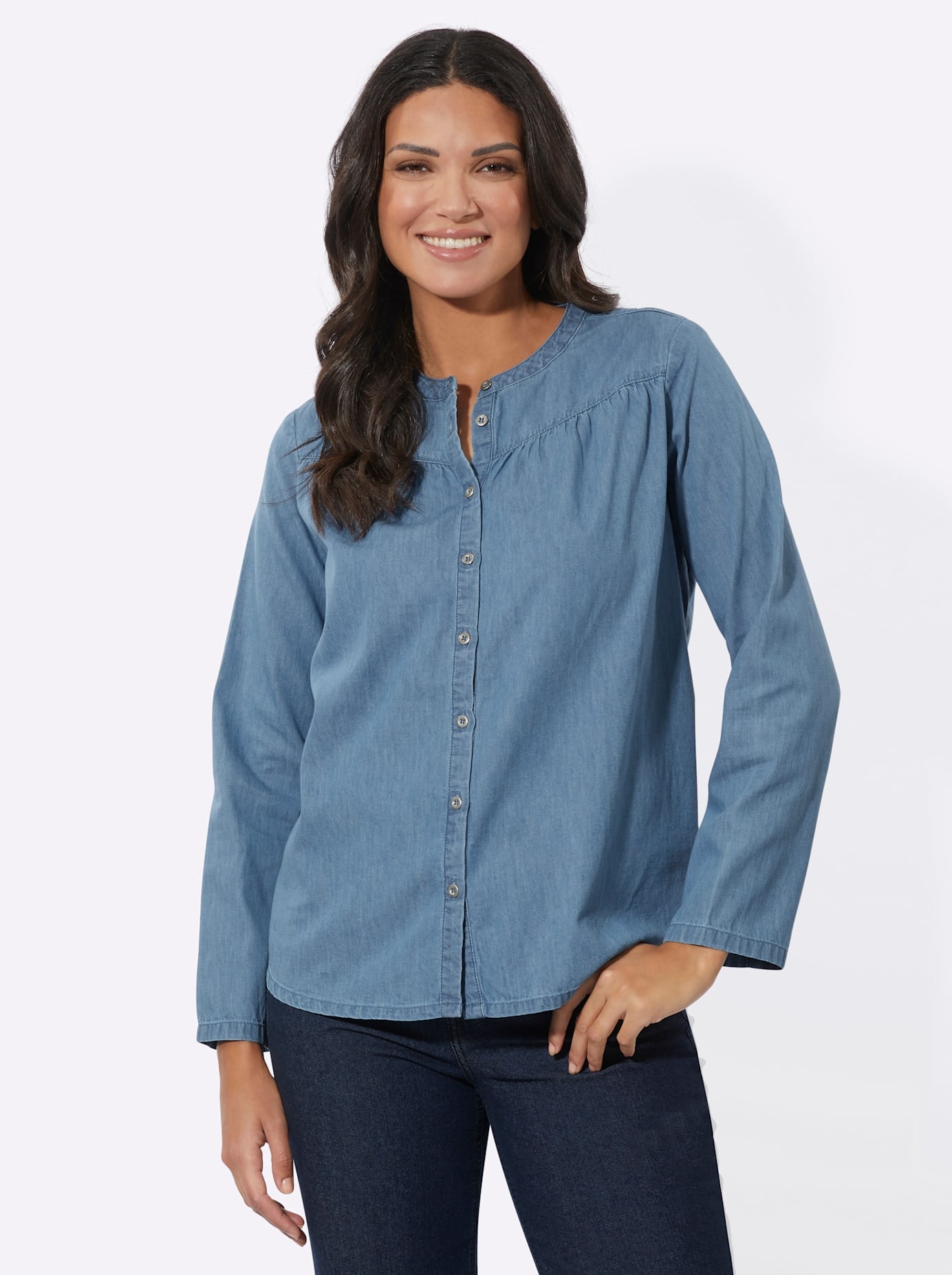 Classic Basics Jeansbluse