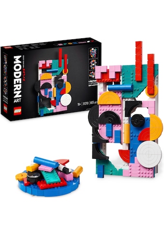 Konstruktionsspielsteine »Moderne Kunst (31210), LEGO® ART«, (805 St.), Made in Europe