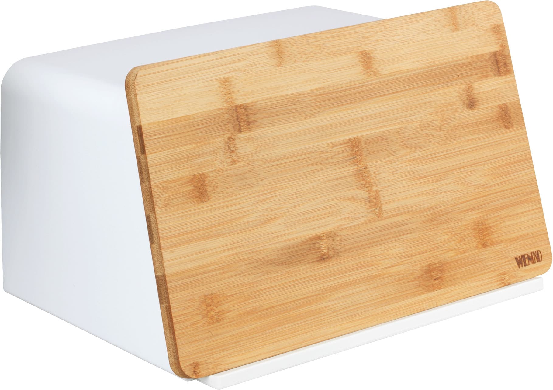 WENKO Brotkasten »Modell Kubo« moderne Brotbox mit integriertem Schneidebrett als Deckel