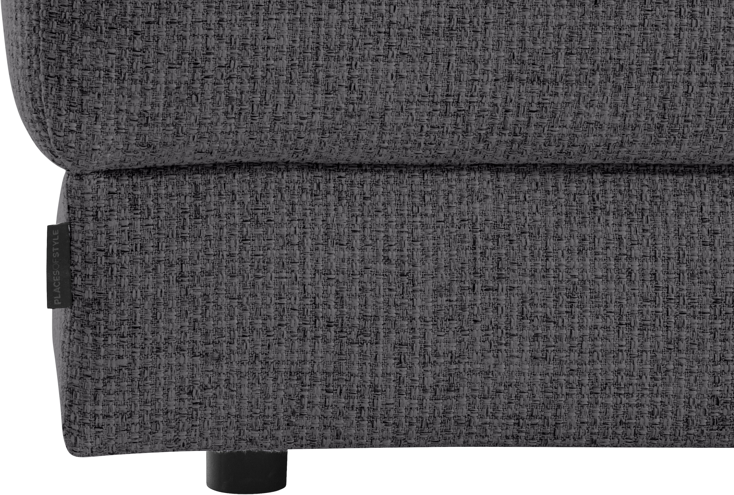 Places of Style Sofa-Mittelelement »Bloomfield Mega Hocker in 2 Größen«, passende Erweiterung zur Serie "Bloomfield", als Mittelelement passend