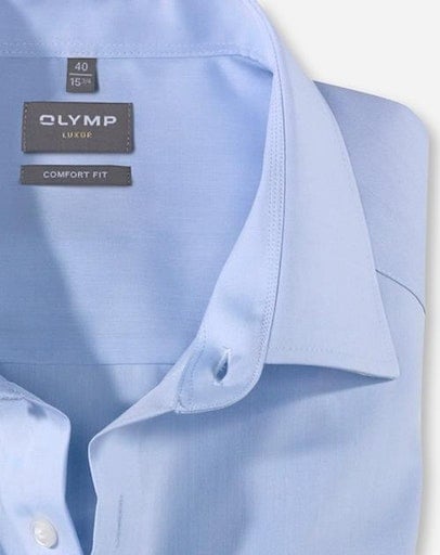 OLYMP mit bügelfrei, »Luxor ♕ comfort fit«, Businesshemd unifarben, Brusttasche bei