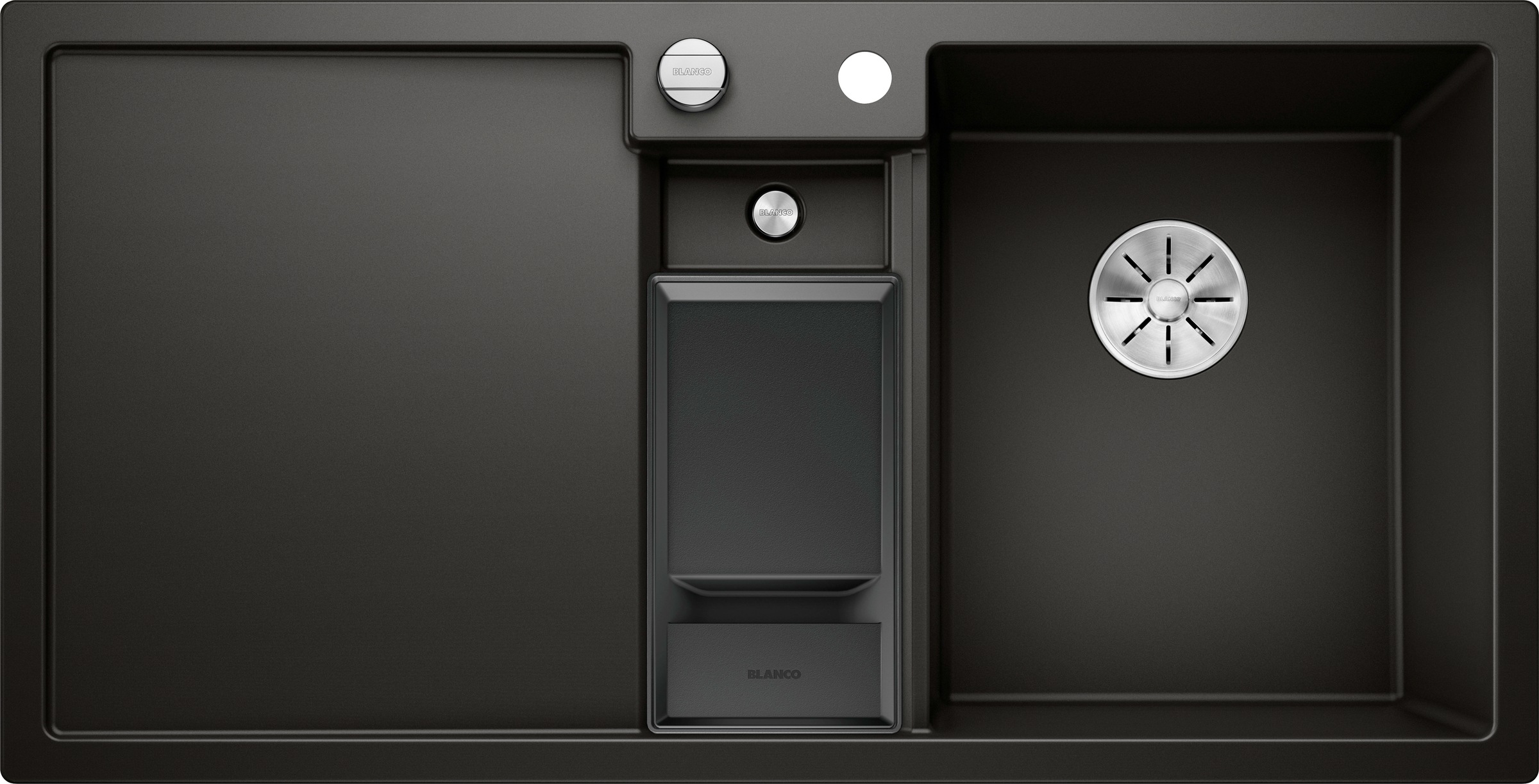 Blanco Granitspüle "COLLECTIS 6 S" 1 Stk. tlg. erhältlich in mehreren Farben, inklusive Depot-Schale mit Deckel