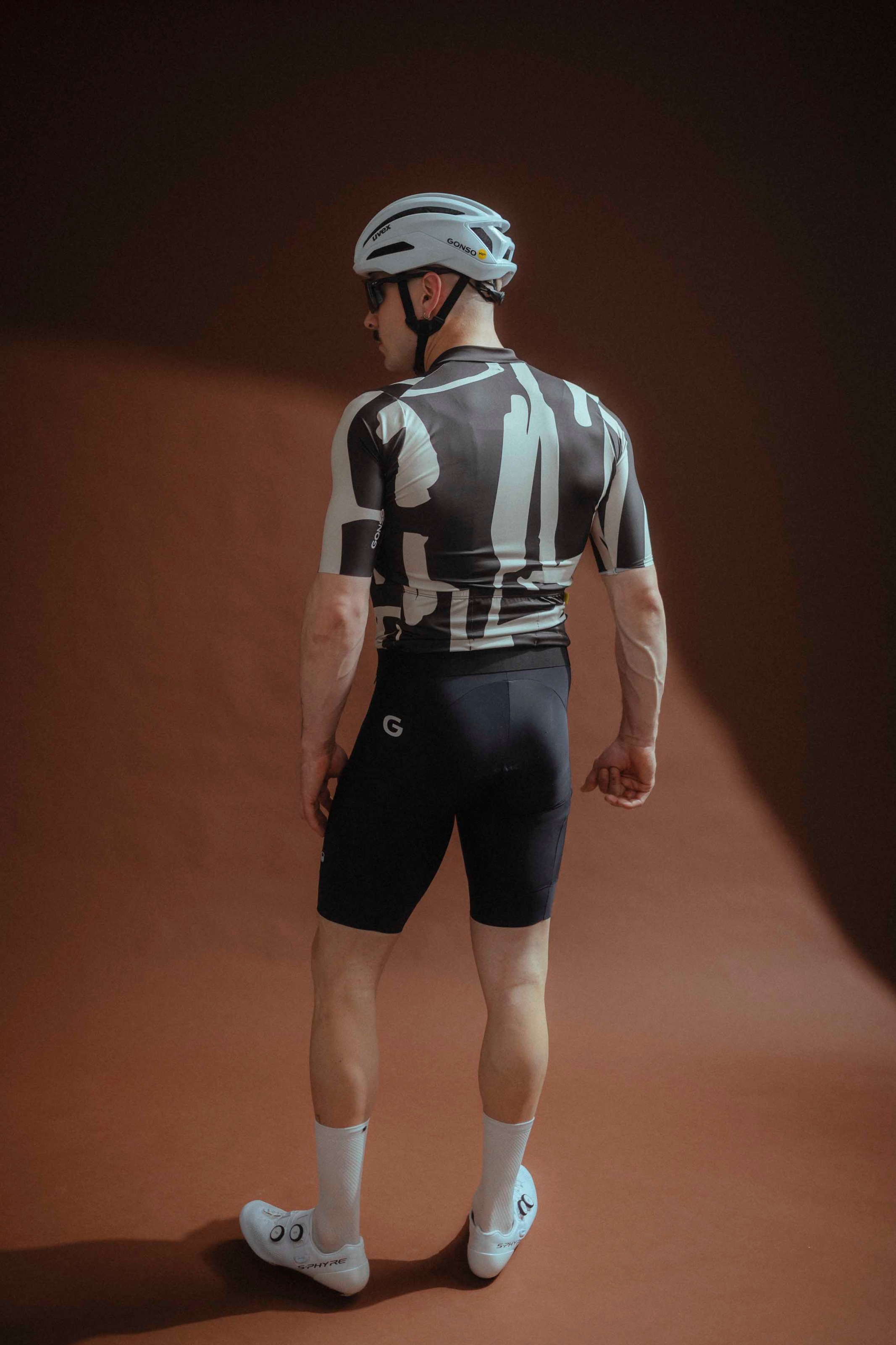 Gonso Radtrikot »Road Jersey Print M« Herren Fahrradtrikot, modernes Trikot mit 3-teiliger Rückentasche