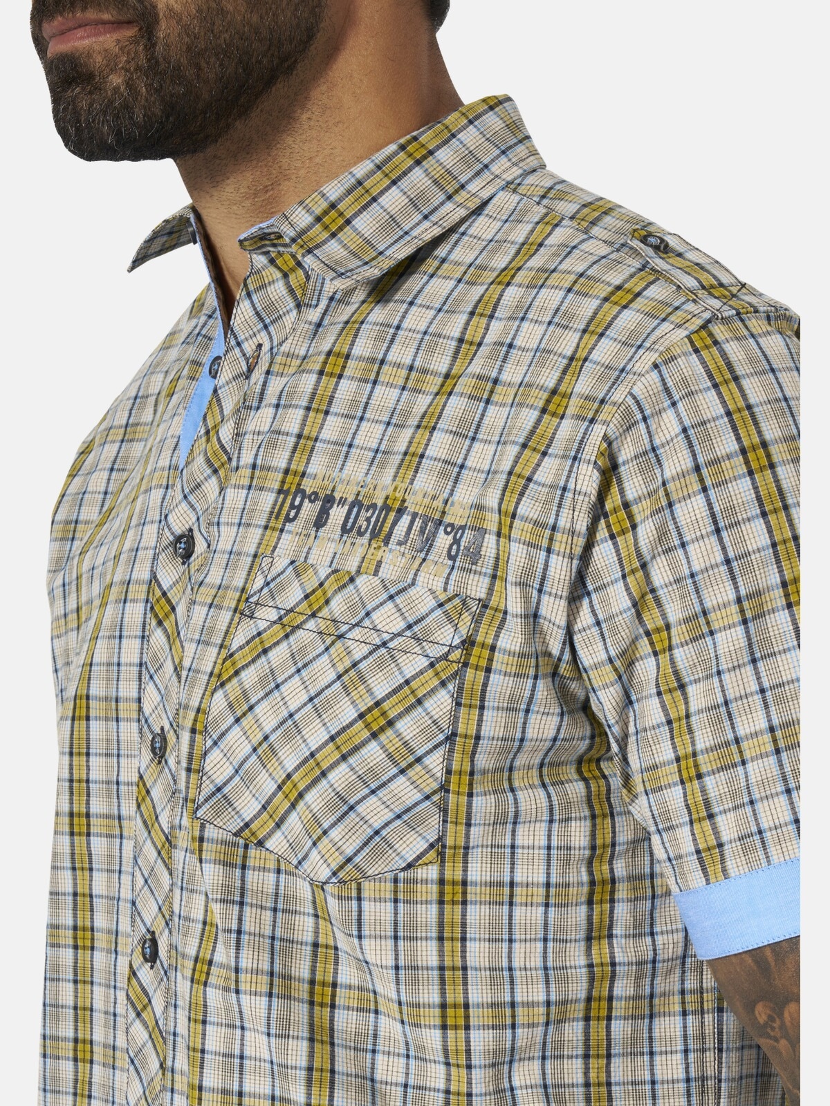 Jan Vanderstorm Kurzarmhemd »Kurzarmhemd MAINER«