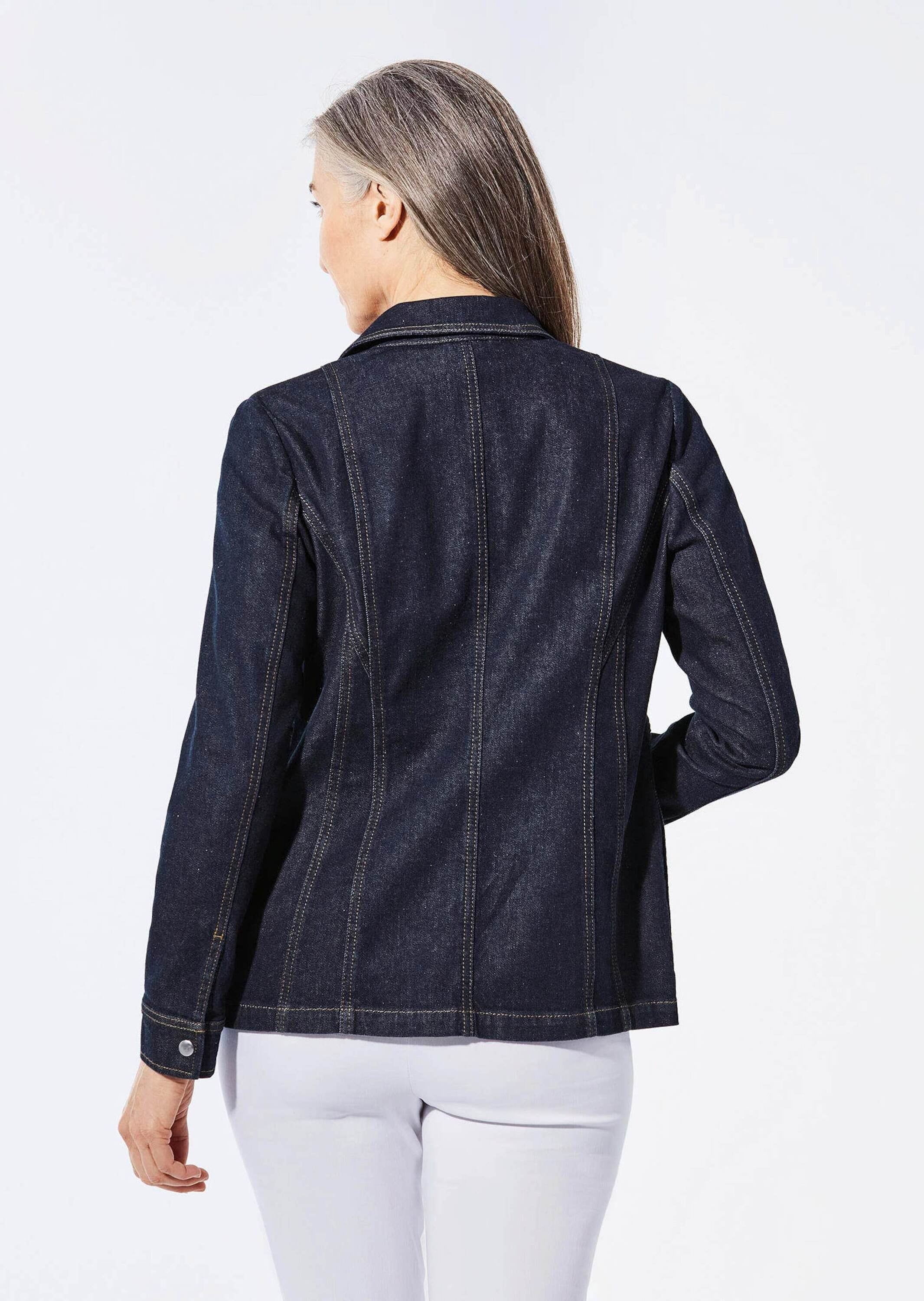 GOLDNER Kurzjacke »Jeansjacke Jeansjacke mit sportlichen Details«