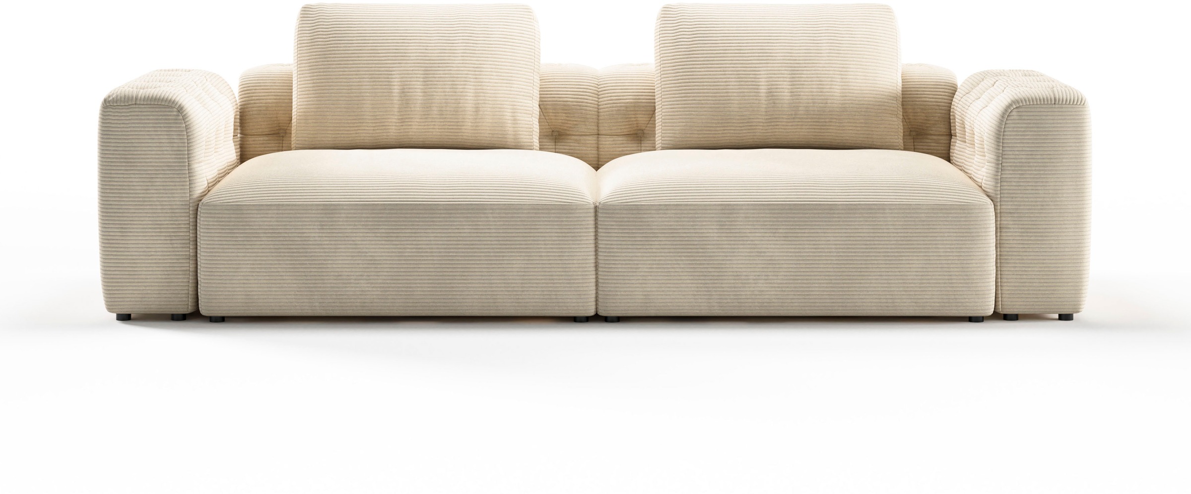 RAUM.ID 2,5-Sitzer »Cushid«, Modulsofa, bestehend aus 2 Teilen, Breite 268 cm