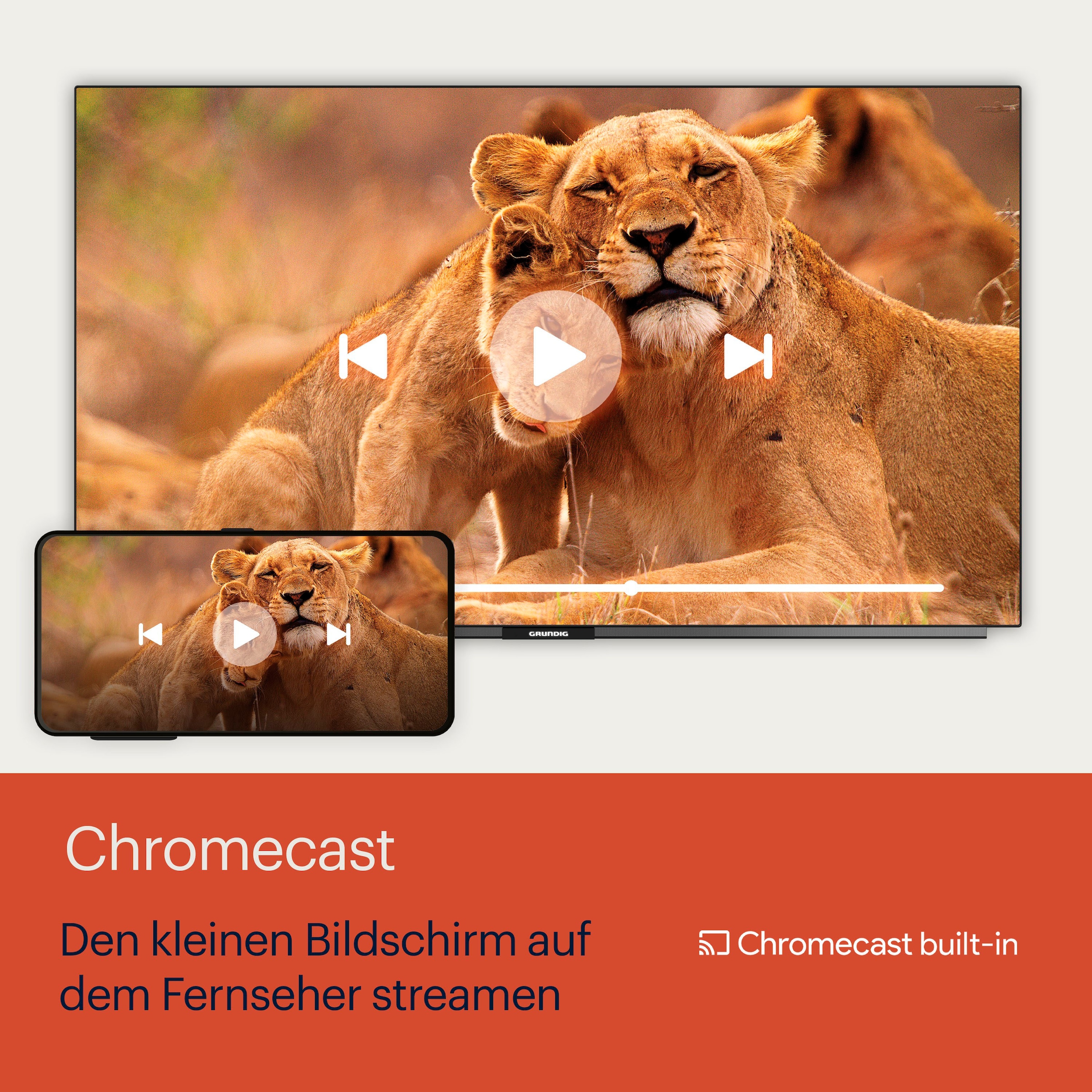 Grundig LED-Fernseher »75 VOE 73 AU9T00«, 189 cm/75 Zoll, 4K Ultra HD, Android TV