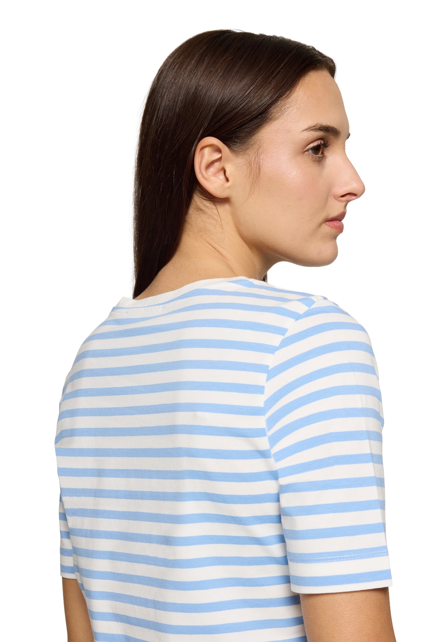Betty&Co Rundhalsshirt »Basic Shirt mit Ringel«