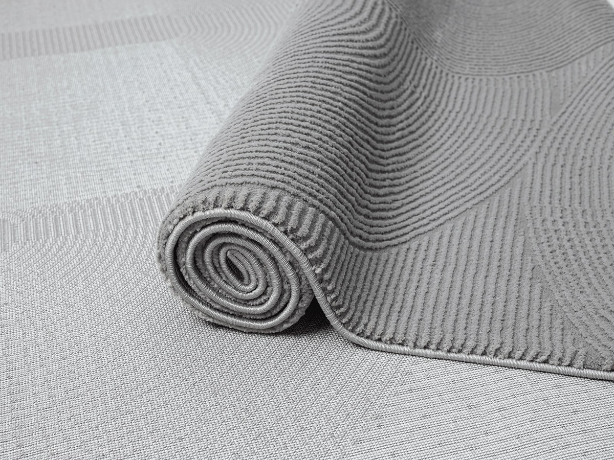 the carpet Teppich »Lima«, rechteckig, 12 mm Höhe, Designer Teppich Flor 1 recyceltem Polyester waschbar