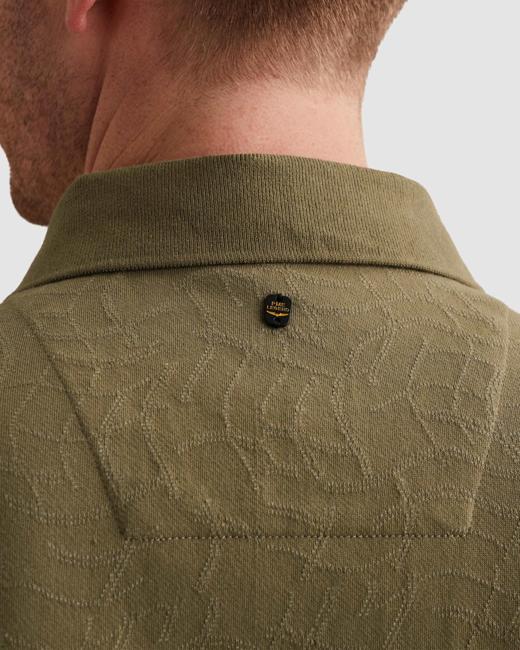 PME LEGEND Poloshirt »Short sleeve polo jersey jacquard« mit Logo Stickerei