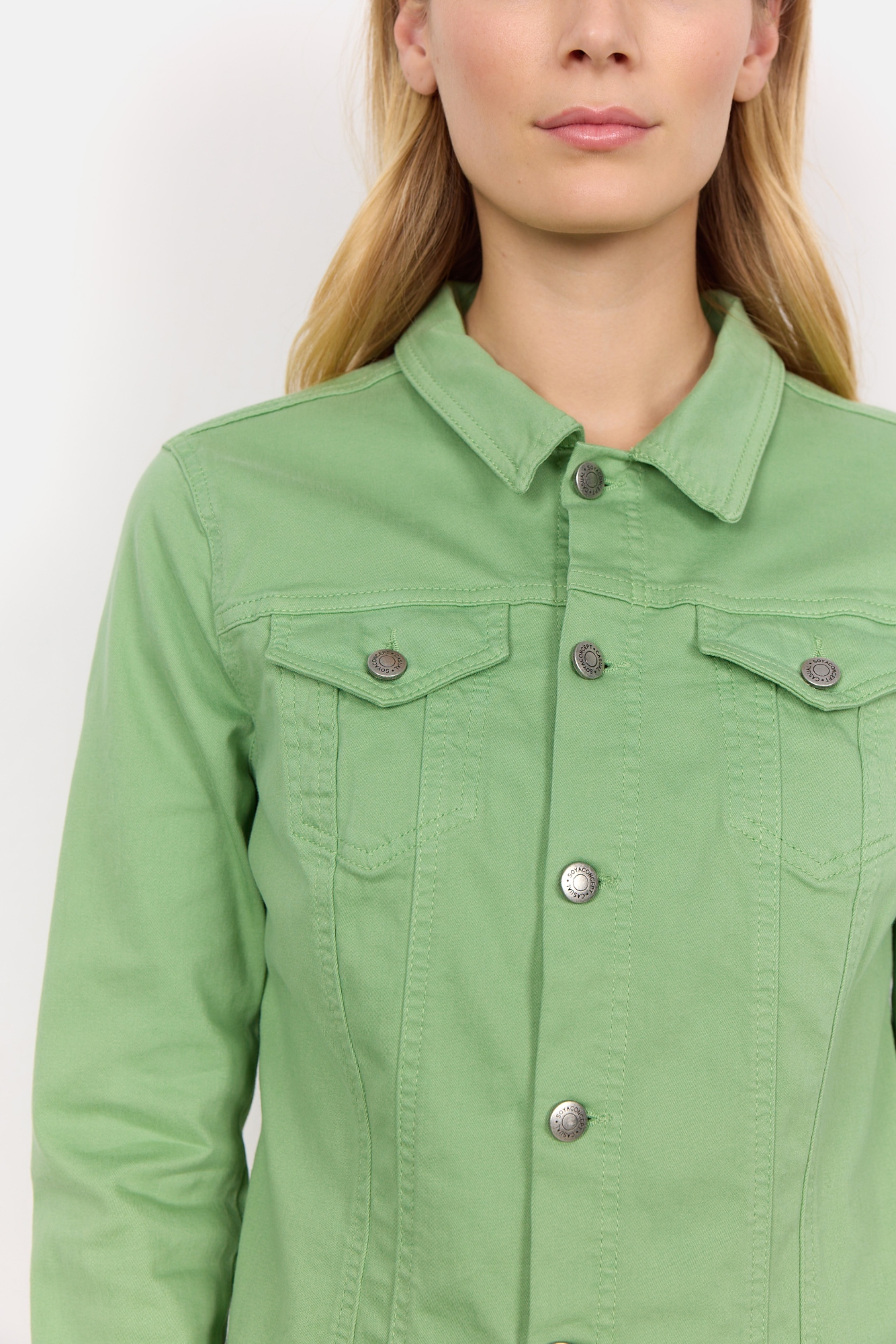 soyaconcept Jeansblazer »SC-ERNA 2«, Jeansjacke in taillierter Form und schönen Farben