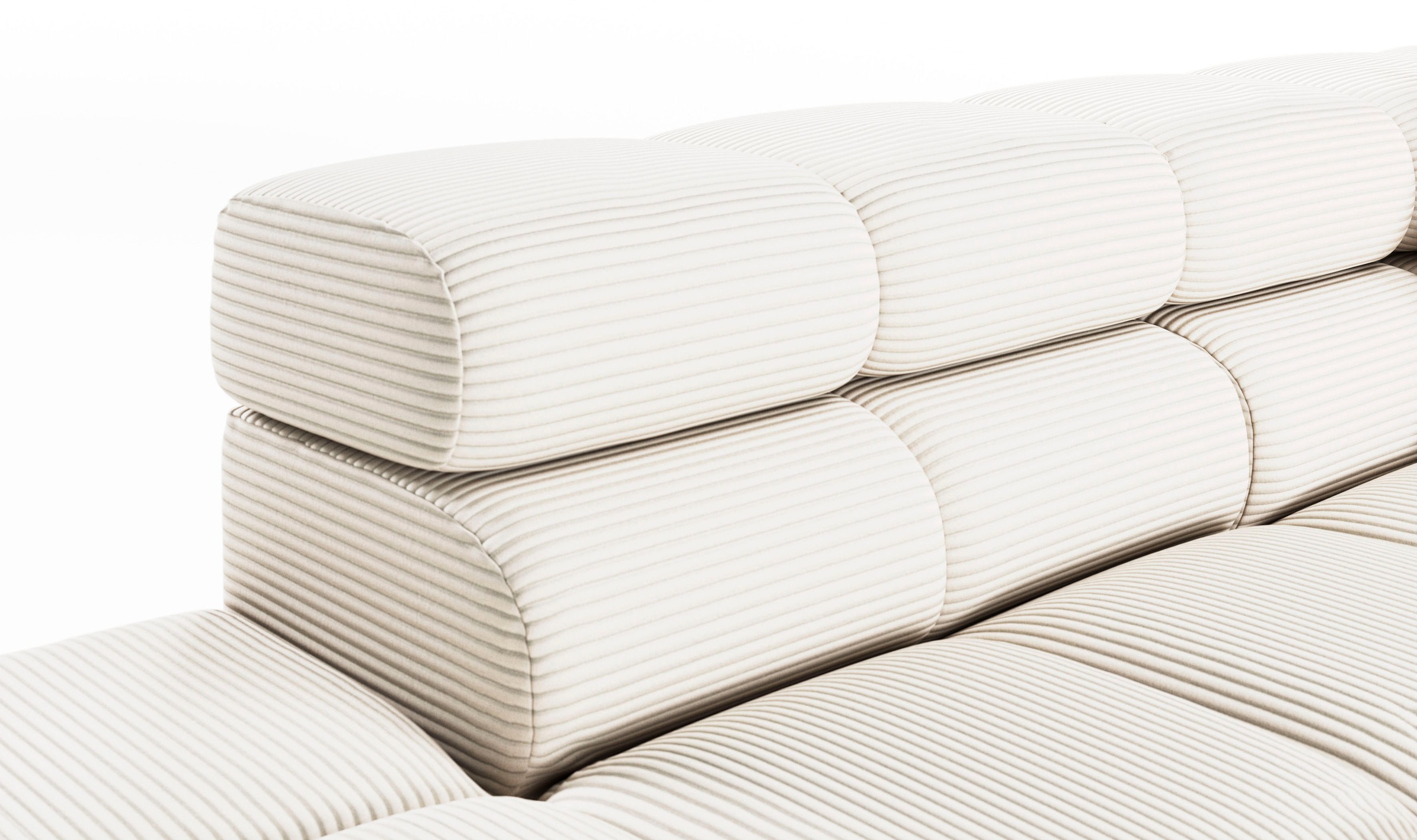 INOSIGN Ecksofa »Ancona incl. Kopfteilverstellung, Breite 319cm, L-Form«, wahlweise motorische Sitztiefenverstellung, auch in Cord + Easy Care