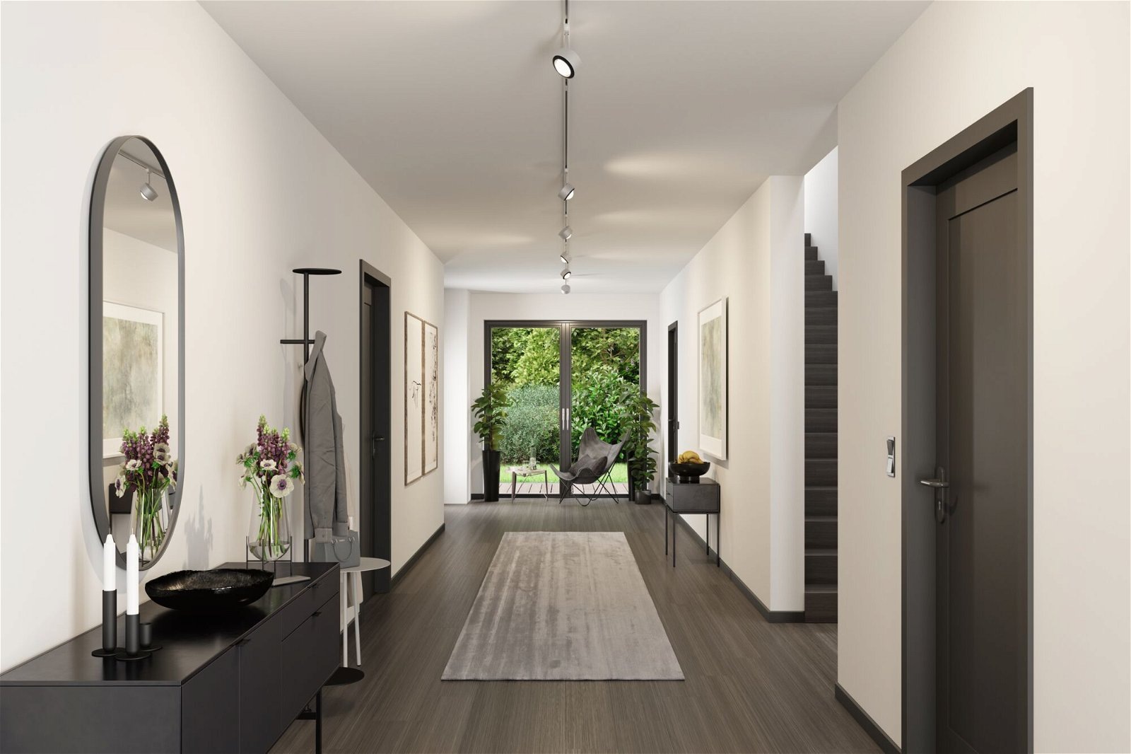 Paulmann Schienensystem-Leuchten »URail Schienenspot Aldan 533,8lm 8W 4000K 230V Schwarz matt, Schwarz« LED-Modul 1 Stk. Neutralweiß dimmbar Einzelspot