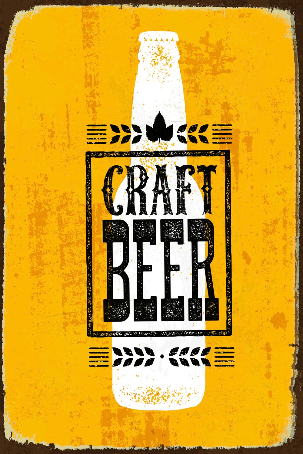 »Craft St.), bestellen bequem Stahlschilder queence (1 Metallbild Beer«,