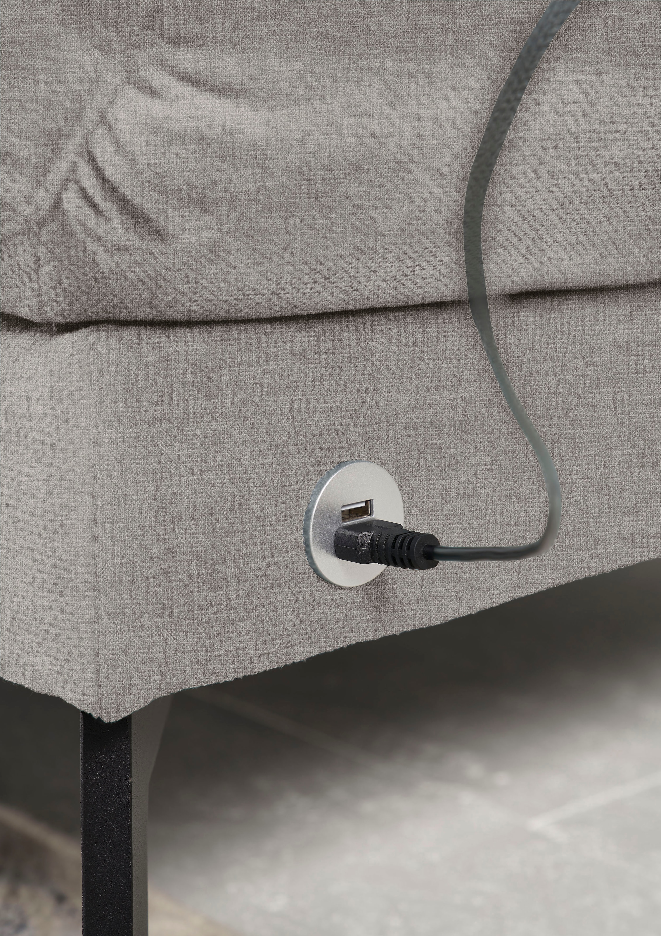 3C Candy Ecksofa »Kairo modernes Multifunktions-Sofa, bequem, L-Form«, inklusive Drehsitz, Armlehnen- und Rückenverstellung