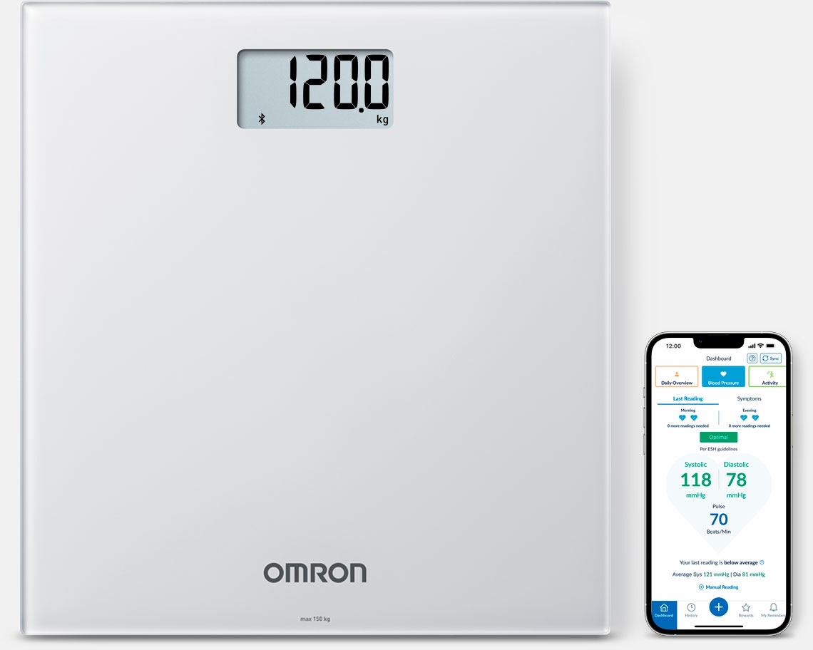 Omron Personenwaage »OMRON HN300T2 Intelli IT«, mit kostenloser App