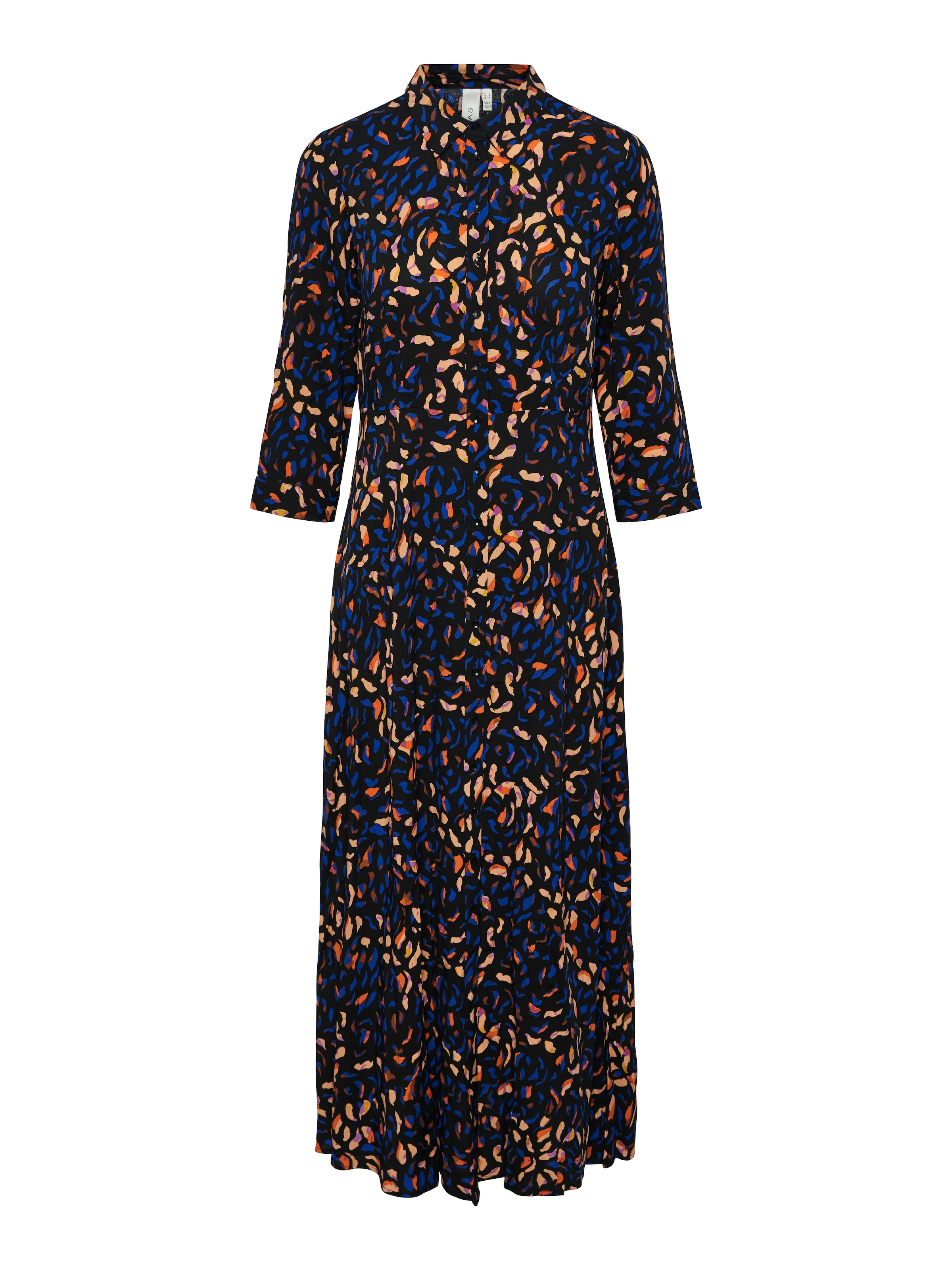 Y.A.S Hemdblusenkleid »YASSAVANNA LONG SHIRT DRESS« Sommerkleid, mit 3/4 Ärmel