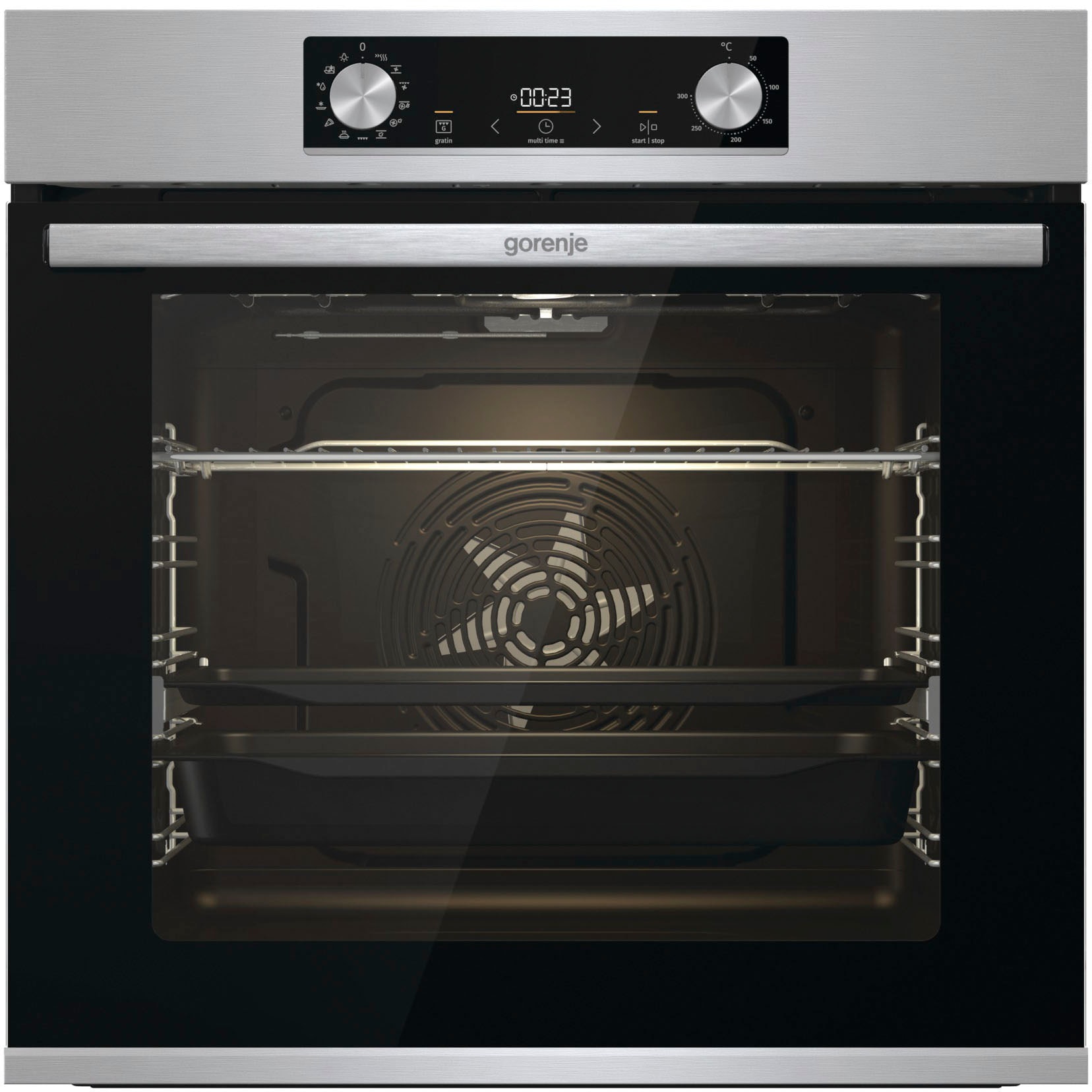 GORENJE Einbaubackofen »BOS6737E13«, BOS6737E13X, Aqua-Reinigungsfunktion