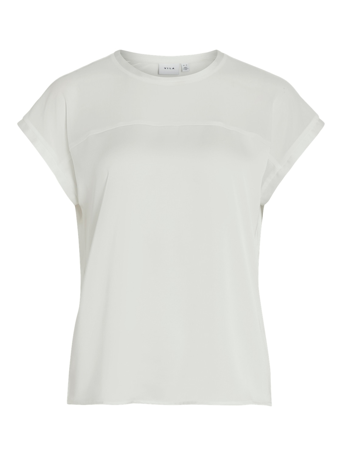 Vila Kurzarmshirt »VIELLETTE O-NECK S/S MESH TOP - NOOS«