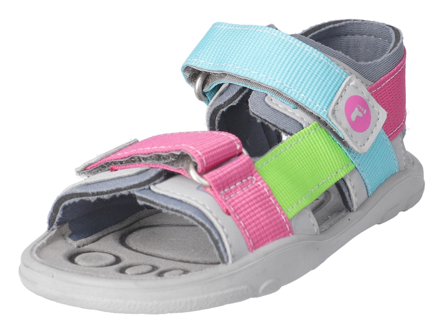 Ricosta Sandale »Loen WMS: mittel«  , Trekkingsandale mit Klettverschluss, Größenschablone zum Download