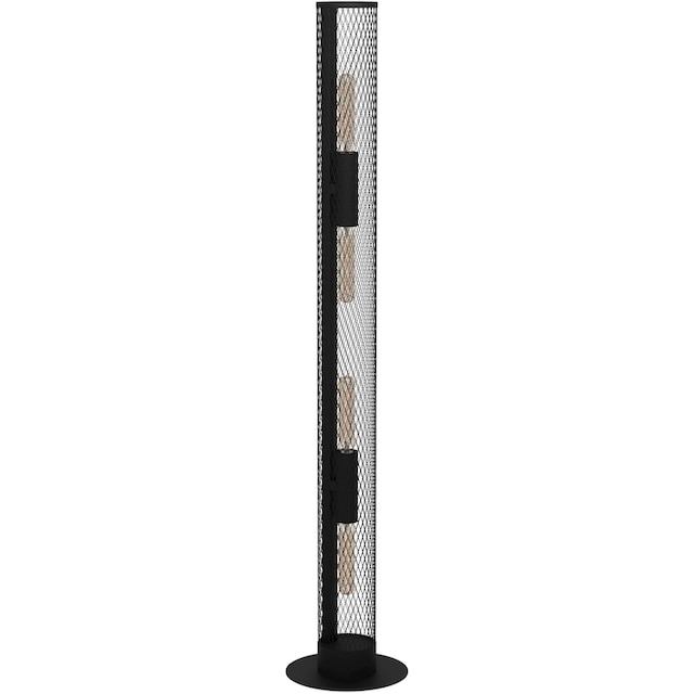 EGLO Stehlampe »REDCLIFFE«, Stehleuchte in schwarz aus Stahl - exkl. E27 -  4X40W online kaufen | mit 3 Jahren XXL Garantie