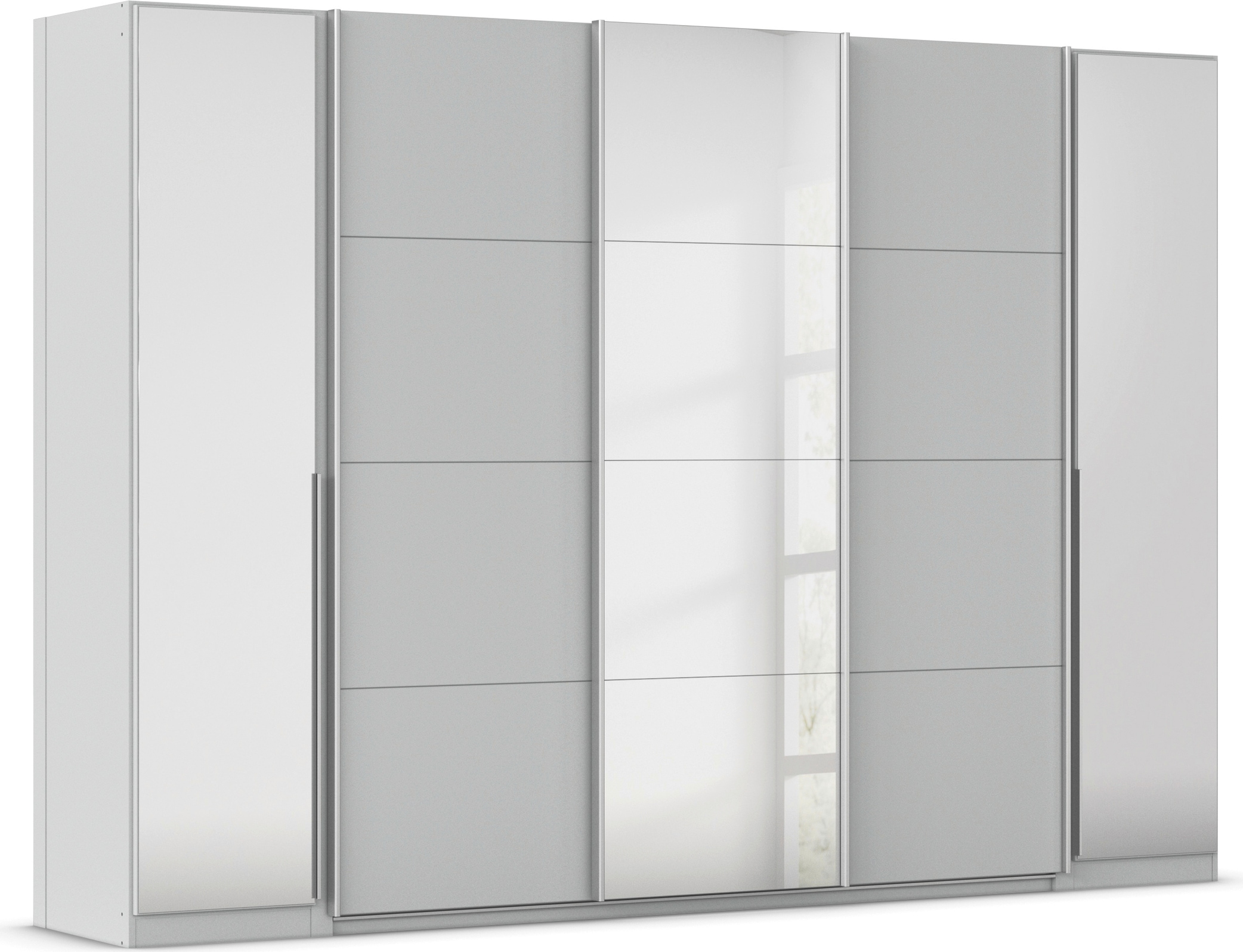 OTTO home Schwebetürenschrank »Dreh-/Schwebetürenschrank Kleiderschrank Familie , Agordo« in verschiedenen Farben erhältlich, Breite ca. 301cm, 