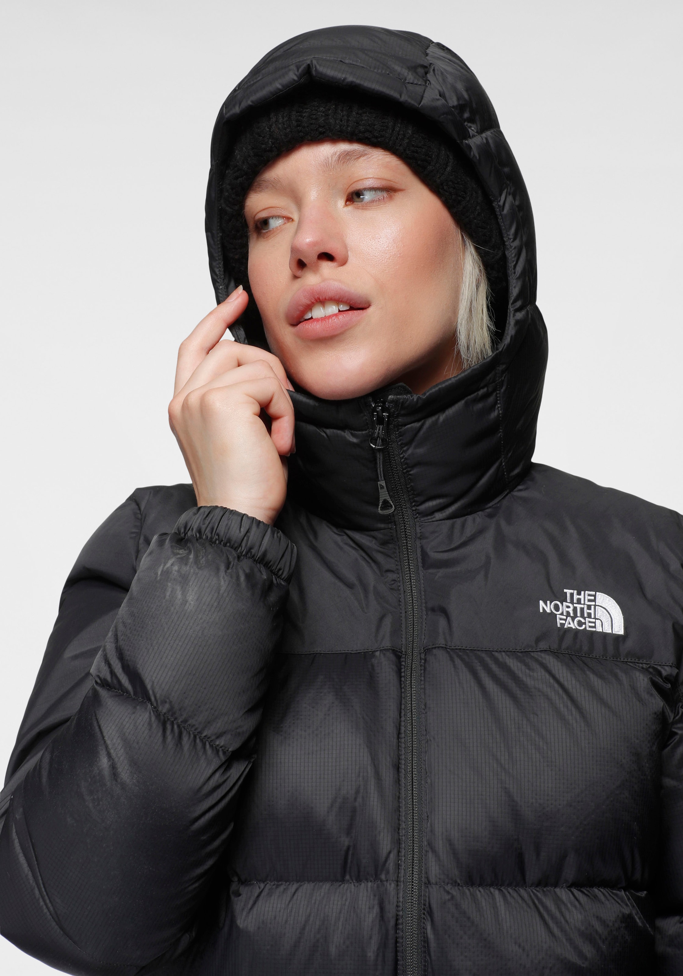 The North Face Daunenjacke »W DIABLO DOWN 2.0 HOODIE«, mit Kapuze, mit Logostickerei