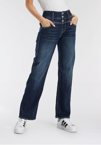 Herrlicher Straight-Jeans »RAYA«, mit seitlichen Keileinsätzen für eine streckende... kaufen
