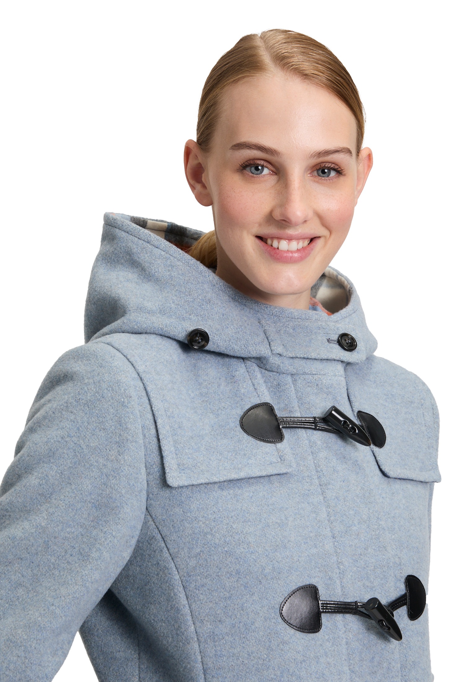 Gil Bret Wolljacke »Dufflecoat mit Kapuze«