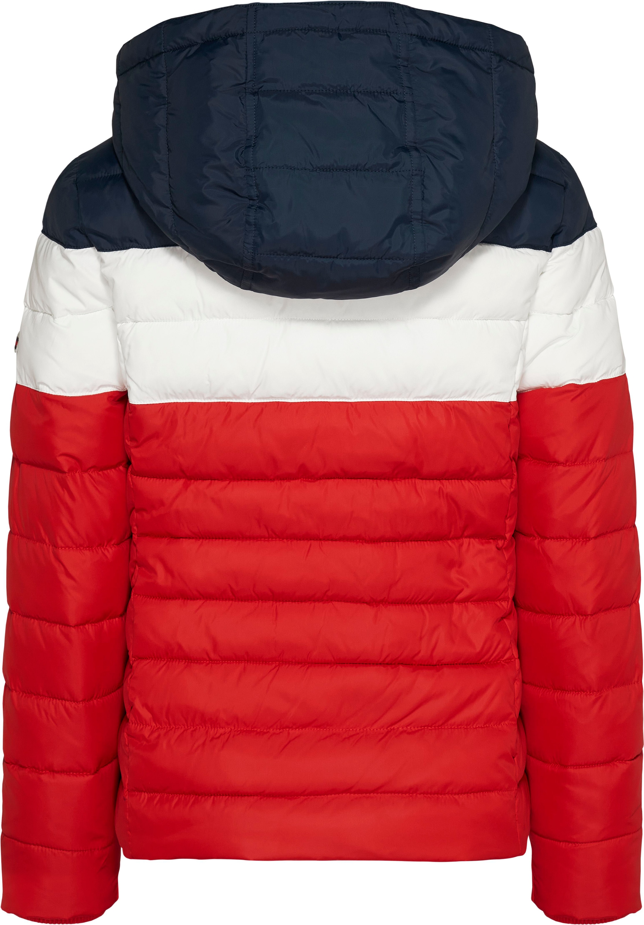 Tommy Jeans Outdoorjacke »TJW COLORBLOCK JACKET«, mit Kapuze, im modischem Colorblocking