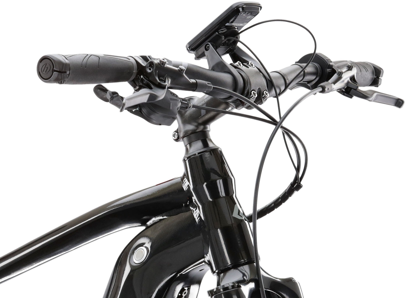 Kross E-Bike »E-Crossrad Evado Hybrid 6.0 28 Zoll schwarz«, 10 Gang, Shimano, DEORE XT T8000, Mittelmotor 250 W, Pedelec, Elektrofahrrad für Damen und Herren