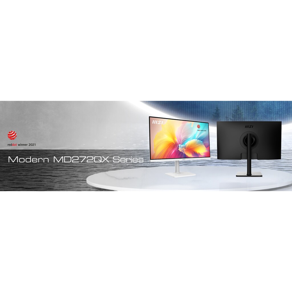 MSI LED-Monitor »Modern MD272QXP«, 69 cm/27 Zoll, 2560 x 1440 px, WQHD, 1 ms Reaktionszeit, 100 Hz