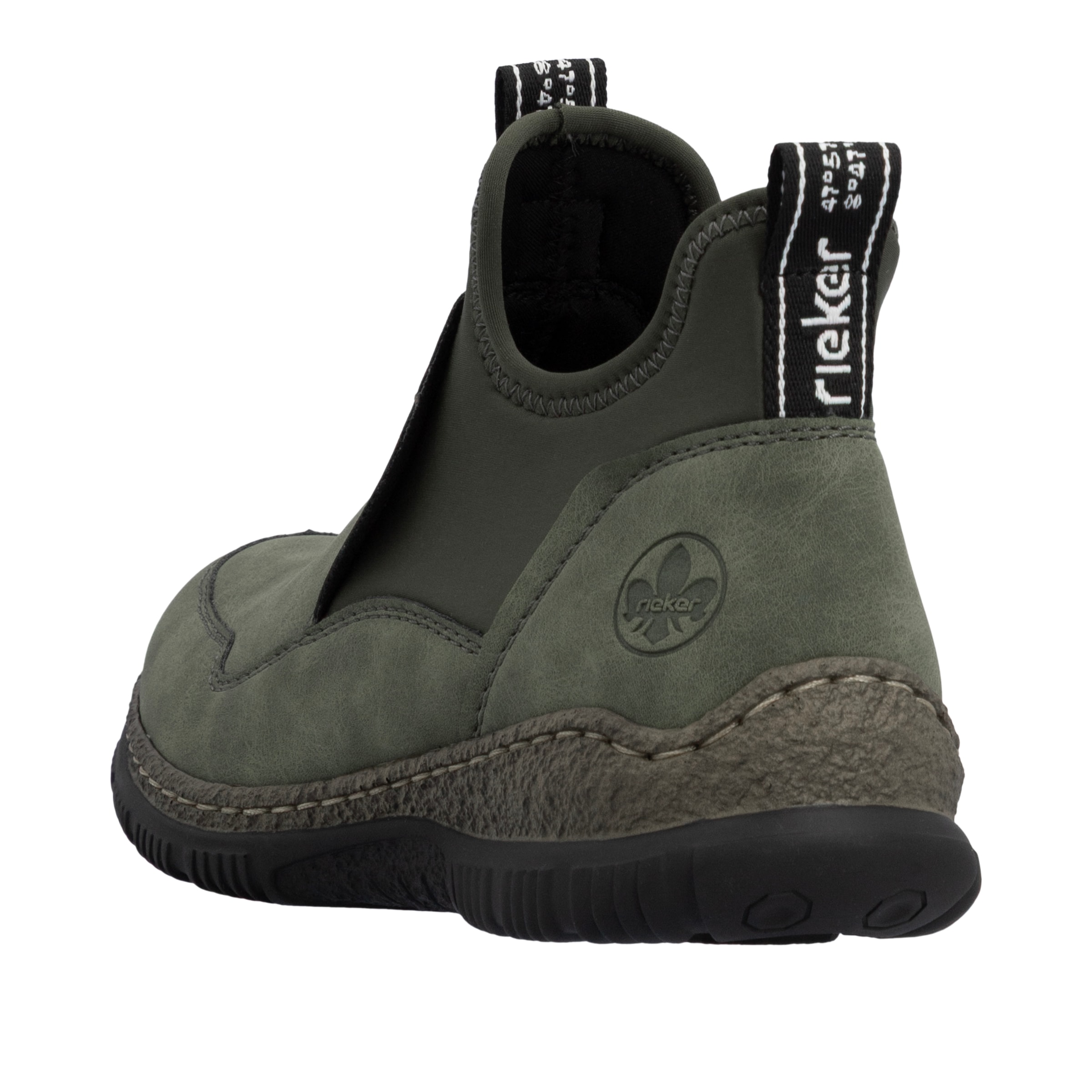 Rieker Schlupfboots  Slipper, Slip-on Sneaker, Stiefelette mit MemoSoft-Innensohle