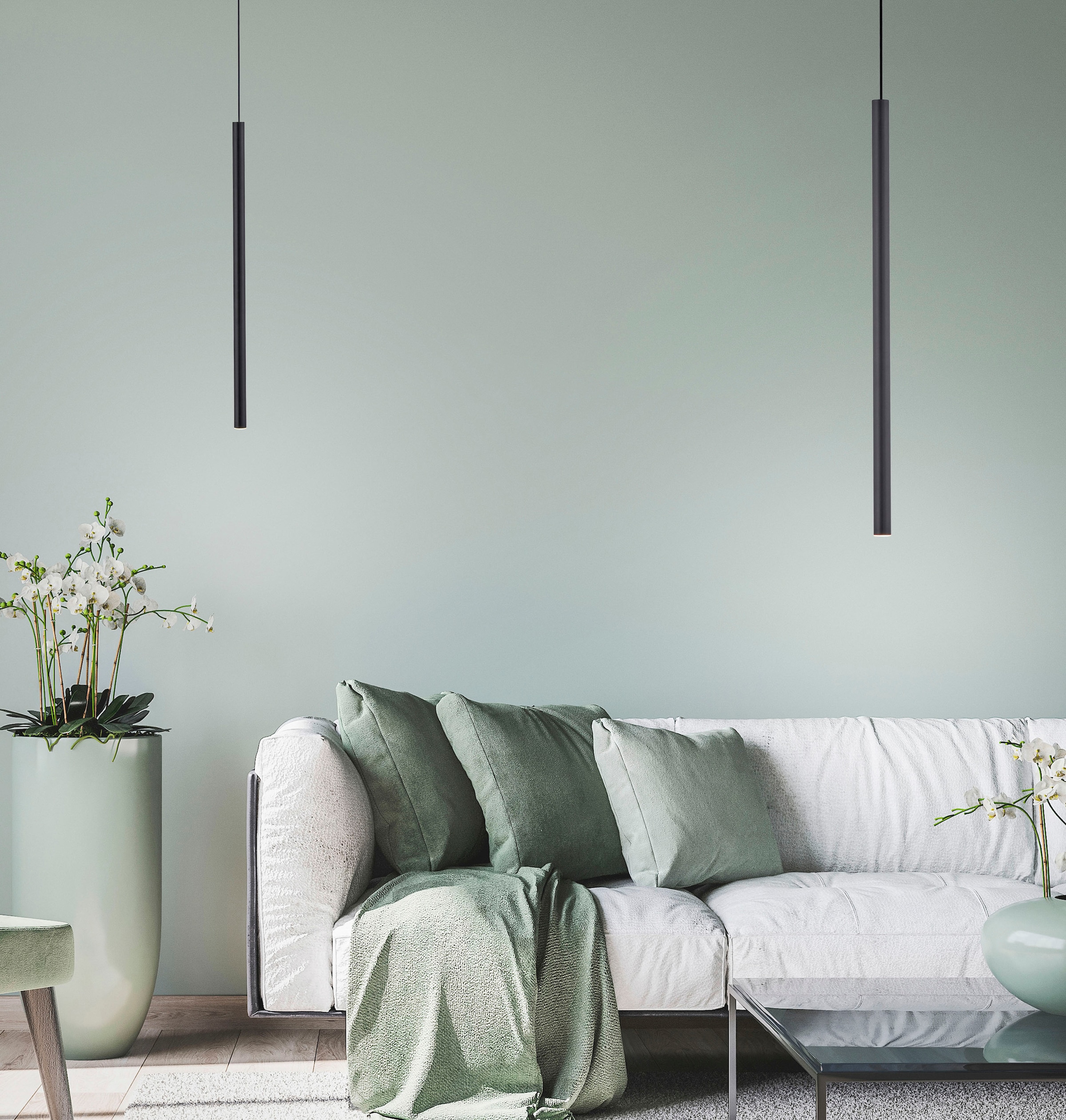 Paul Neuhaus Pendelleuchte »FLUTE«, 1 flammig, Leuchtmittel LED-Board | LED fest integriert