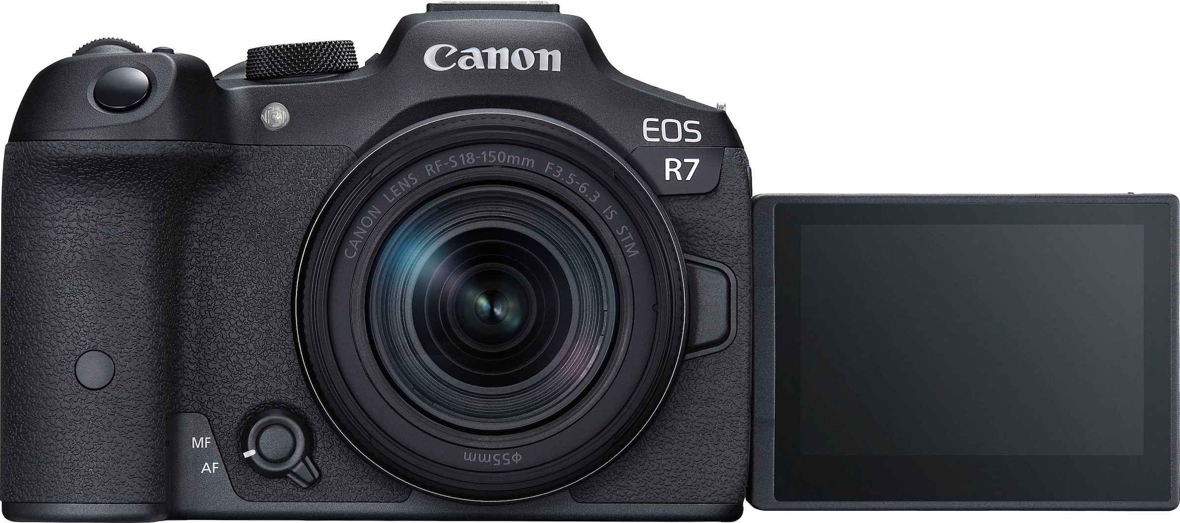 Canon Systemkamera »EOS R7 + RF-S 18-150mm F3.5-6.3 IS STM«, RF-S 18-150mm F3,5-6,3 IS STM, 34,4 MP, WLAN-Bluetooth