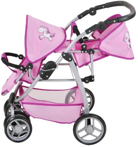 Knorrtoys® Puppen-Zwillingsbuggy »Big Twin - UMA. Das Einhorn«