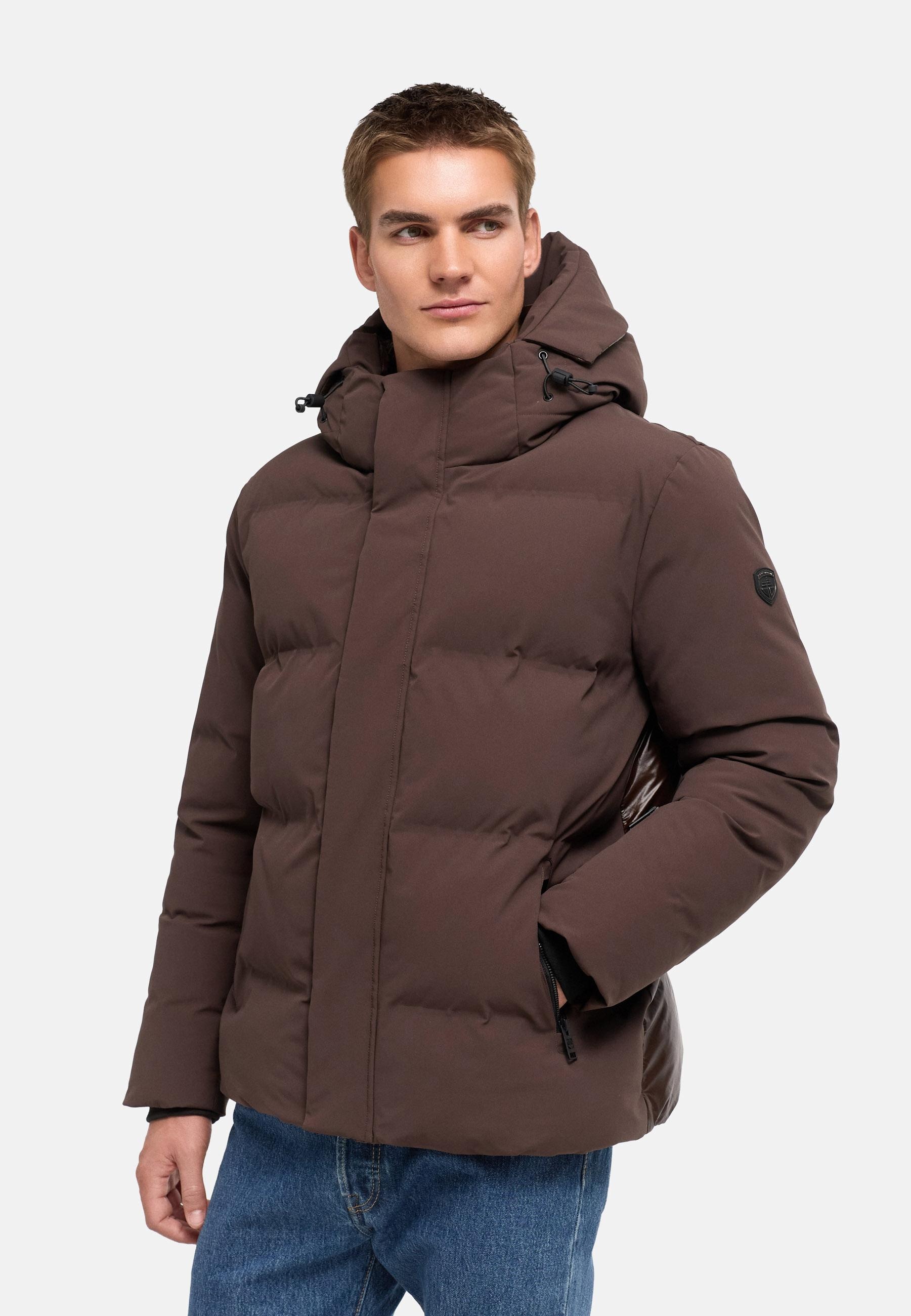 Stone Harbour Winterjacke »Winterjacke Nerioo XX« mit Kapuze Herren Jacke im Stepp-Materialmix mit Kapuze
