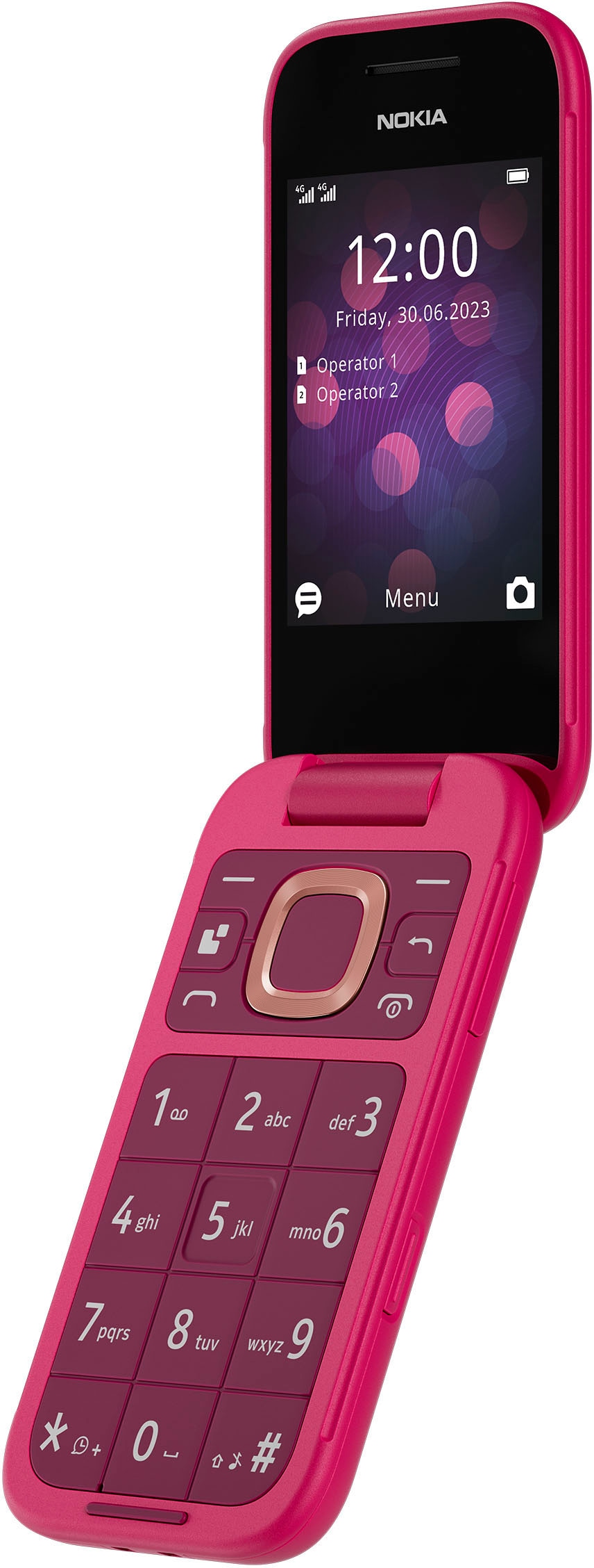 Nokia Klapphandy »2660 Flip«, | ➥ Speicherplatz, 0,3 GB 3 Kamera Zoll, XXL Garantie cm/2,8 Jahre 7,11 MP UNIVERSAL schwarz, 0,13