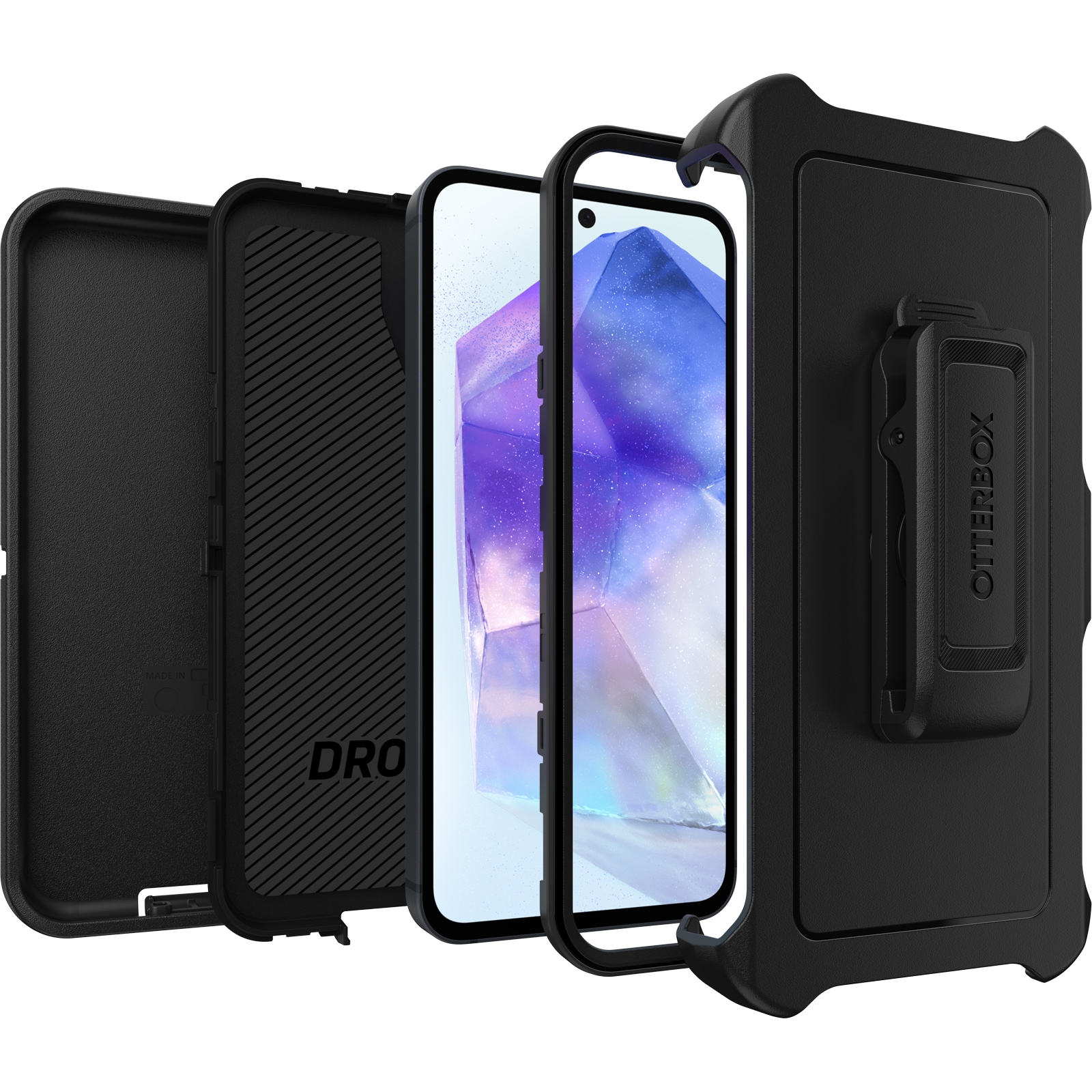 Otterbox Handyhülle »Defender für Samsung Galaxy A55 5G«, Schutzhülle, Cover, Backcover